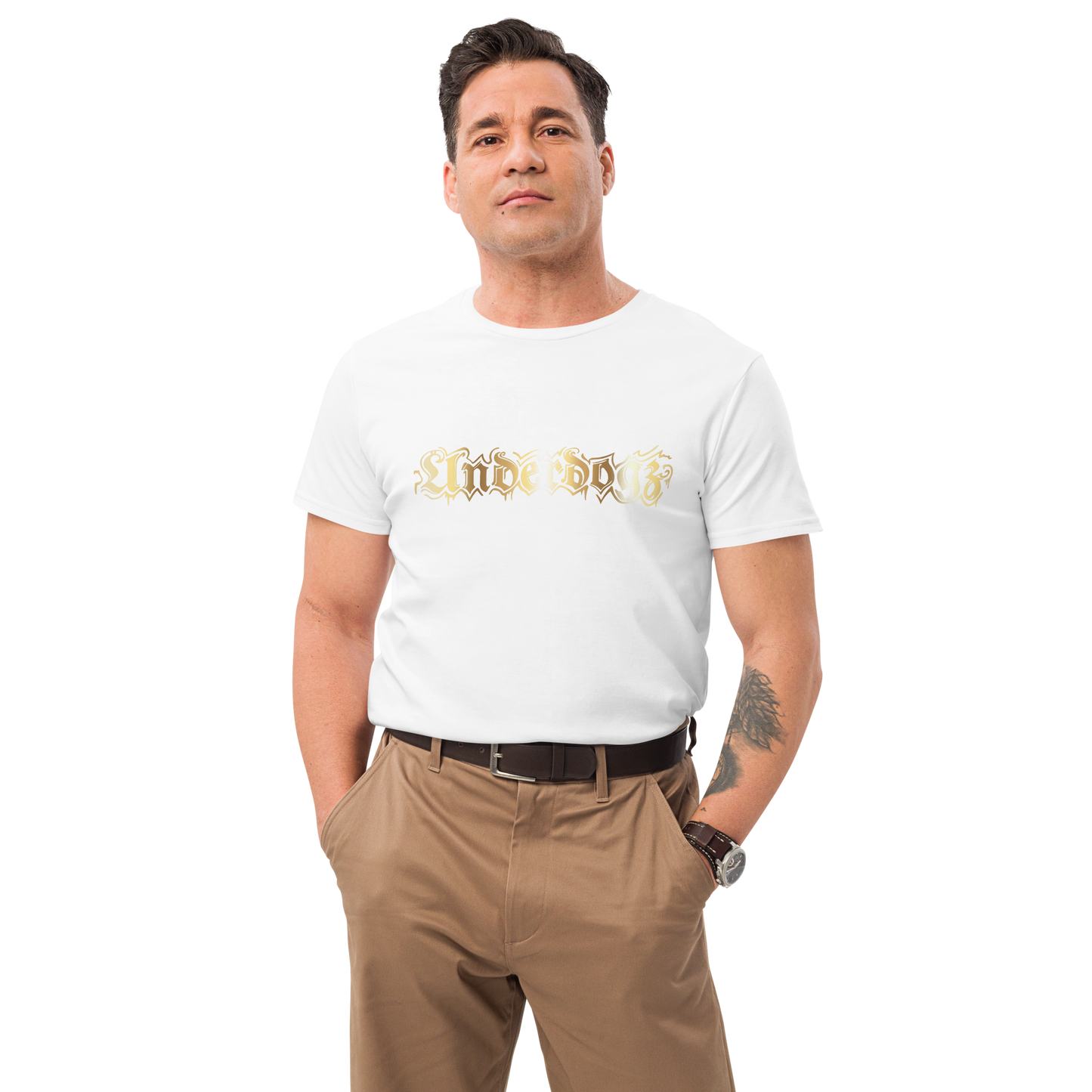 Herren-T-Shirt Premium-Line Gold