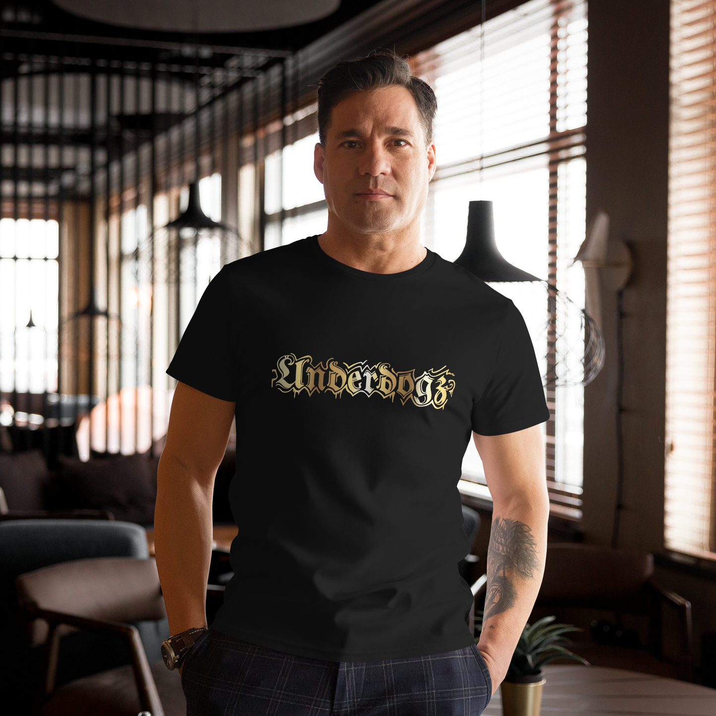 Herren-T-Shirt Premium-Line Gold