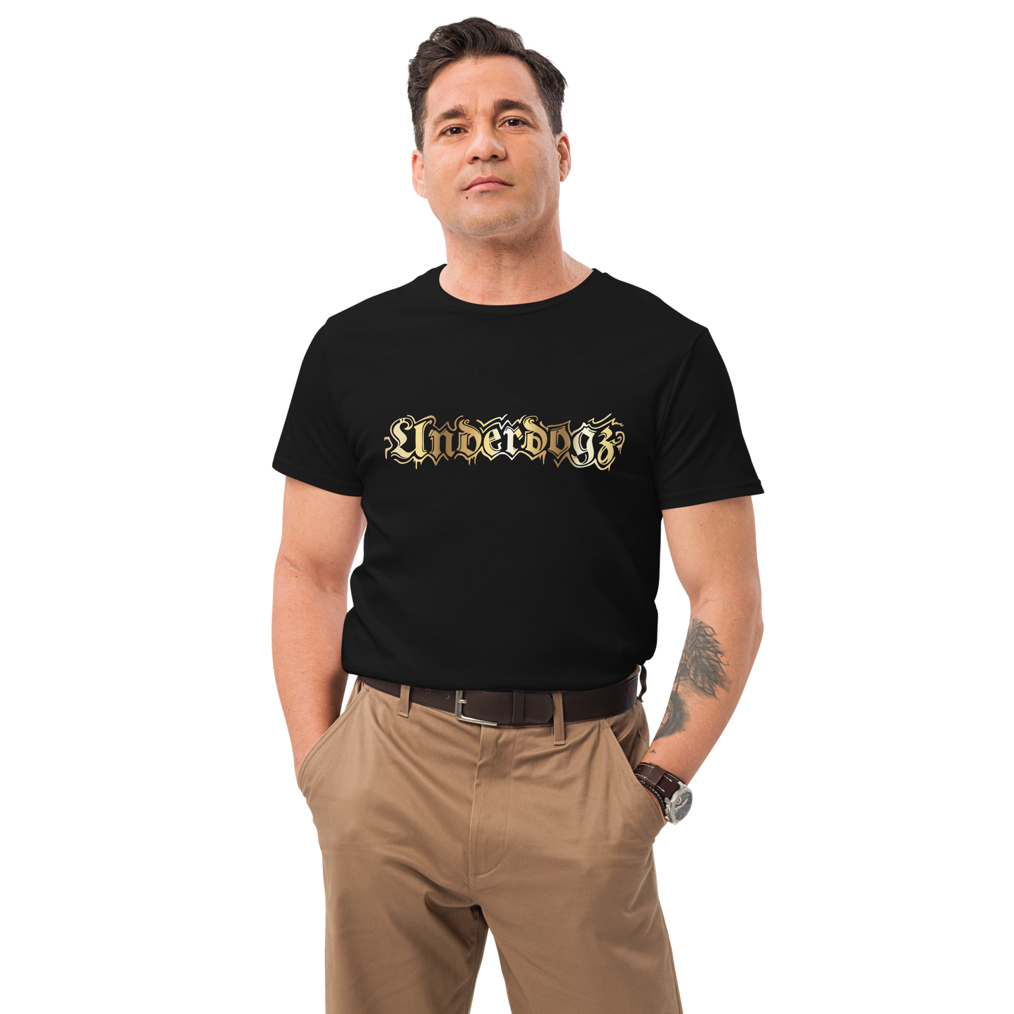 Herren-T-Shirt Premium-Line Gold
