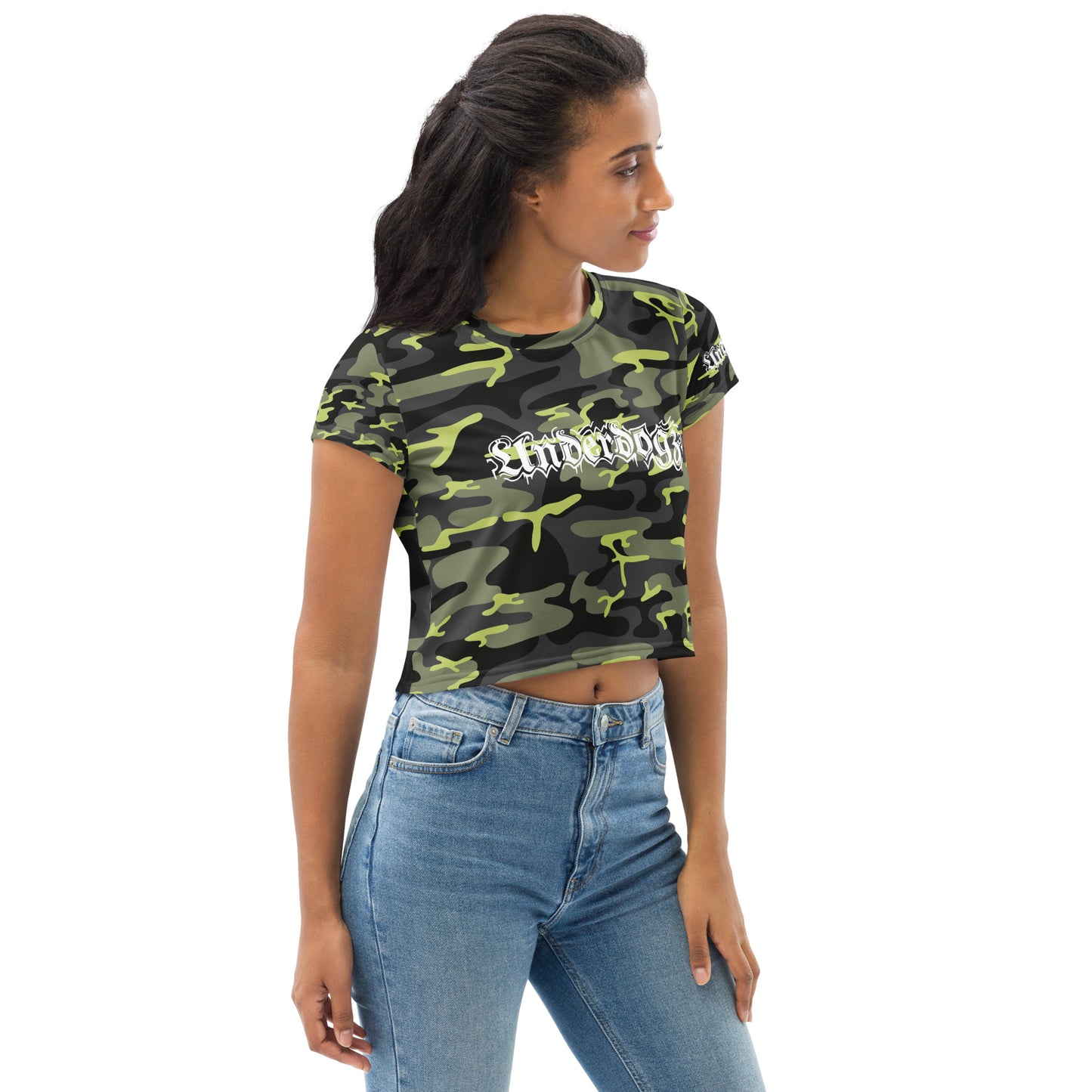 Crop-Shirt Camouflage