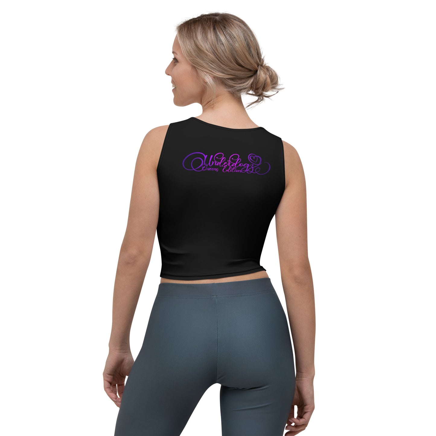 Crop-Top ,Alles geben‘ Queens Edition Pink