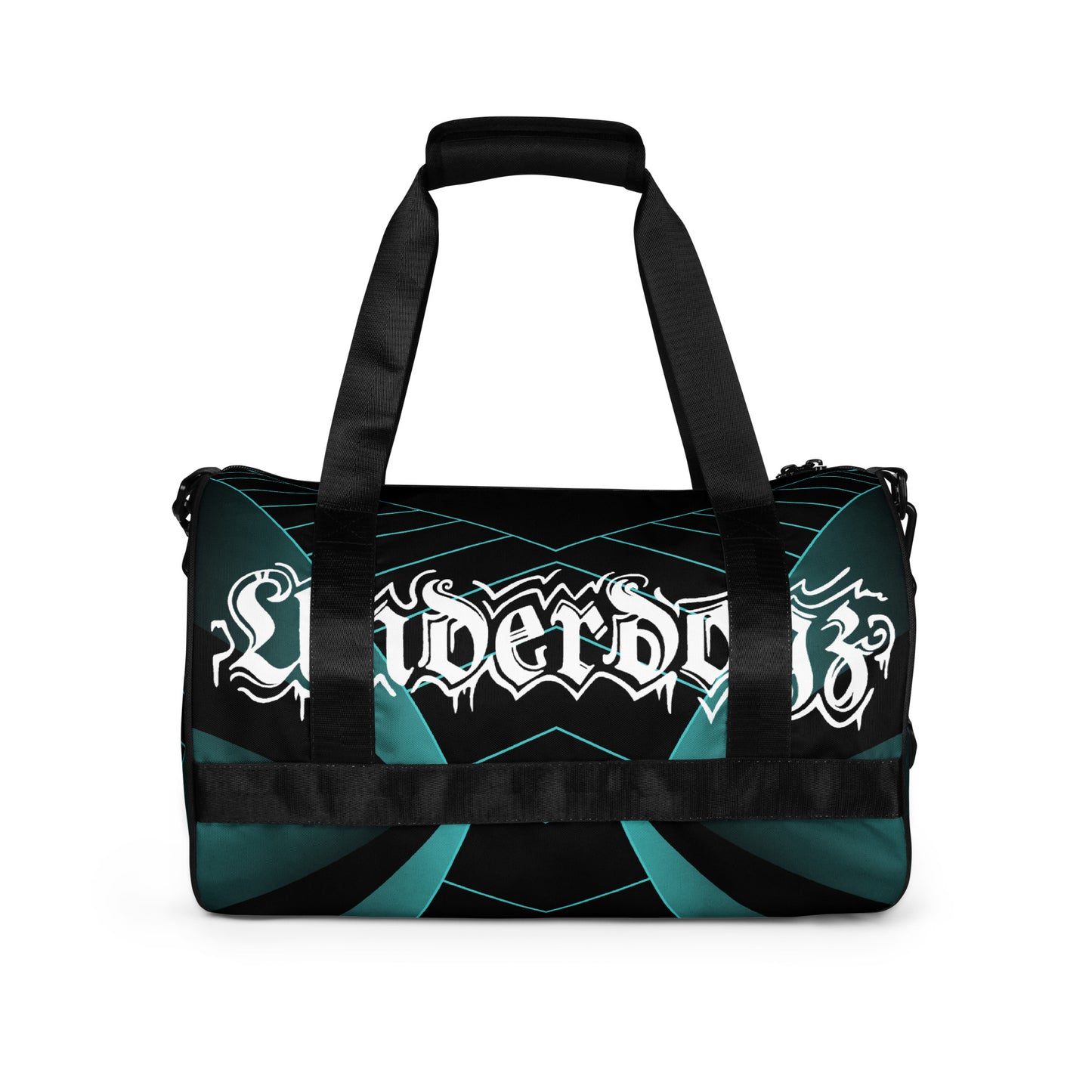 Sporttasche mit Logo und geometrischem Muster