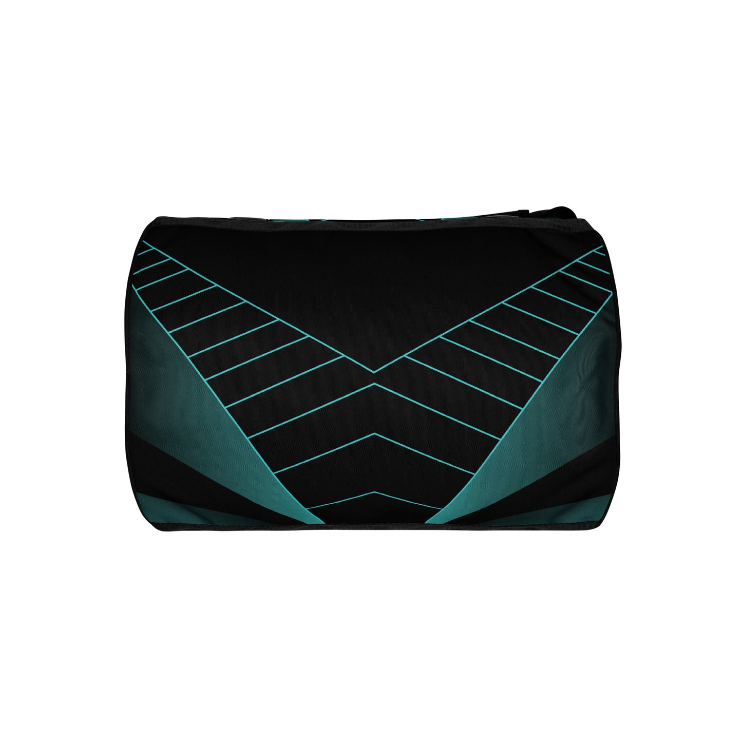 Sporttasche mit Logo und geometrischem Muster