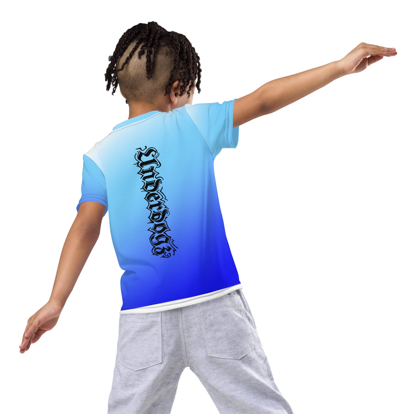 Kinder T-Shirt mit Farbverlauf