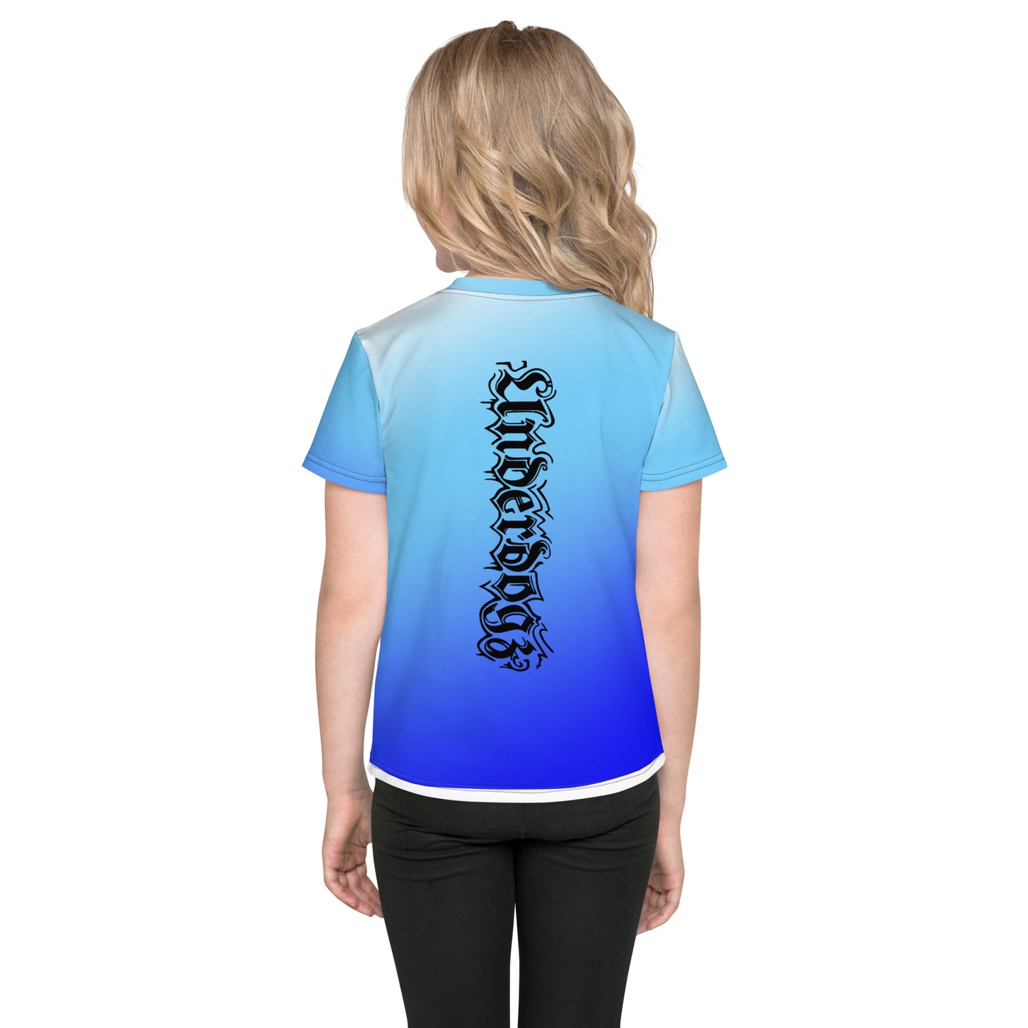 Kinder T-Shirt mit Farbverlauf