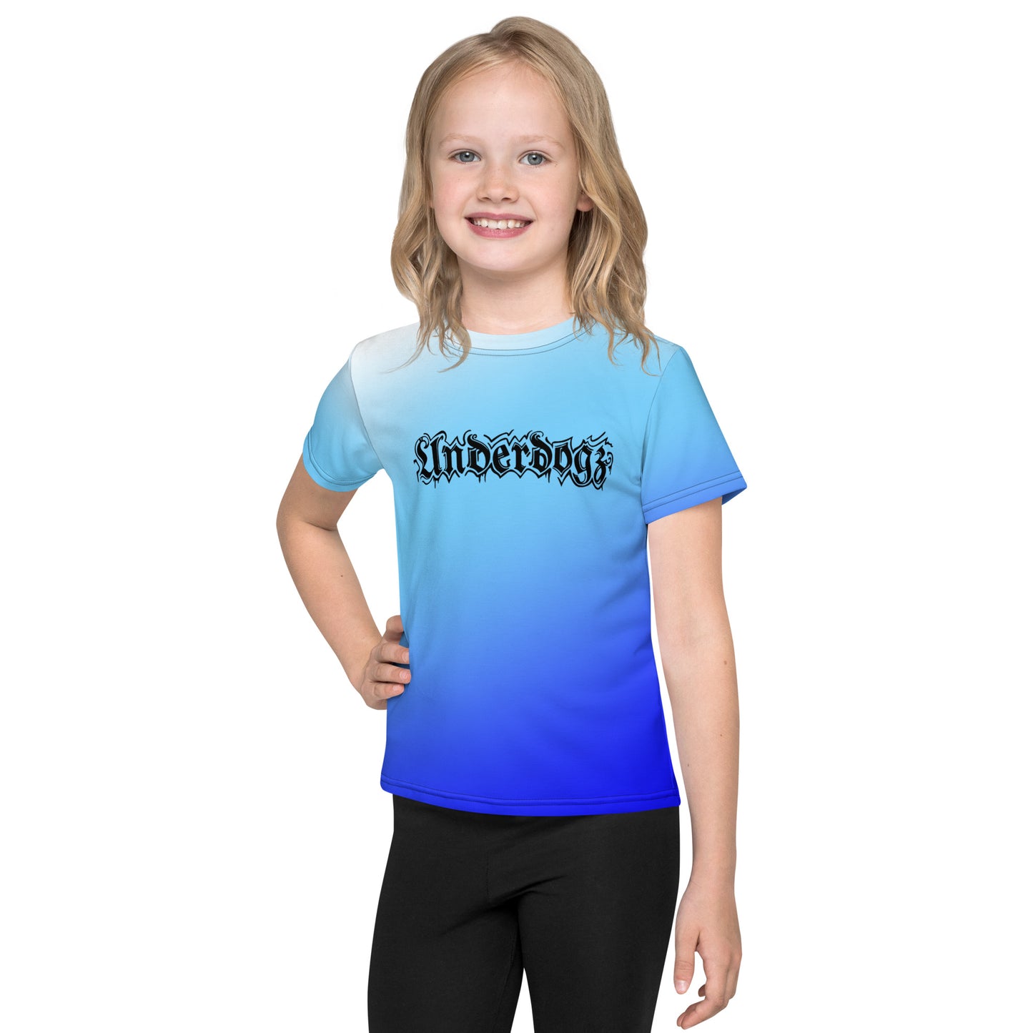 Kinder T-Shirt mit Farbverlauf