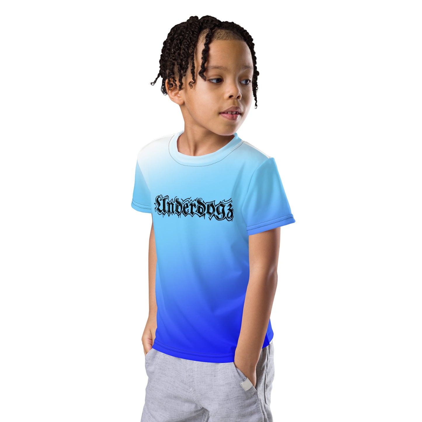 Kinder T-Shirt mit Farbverlauf