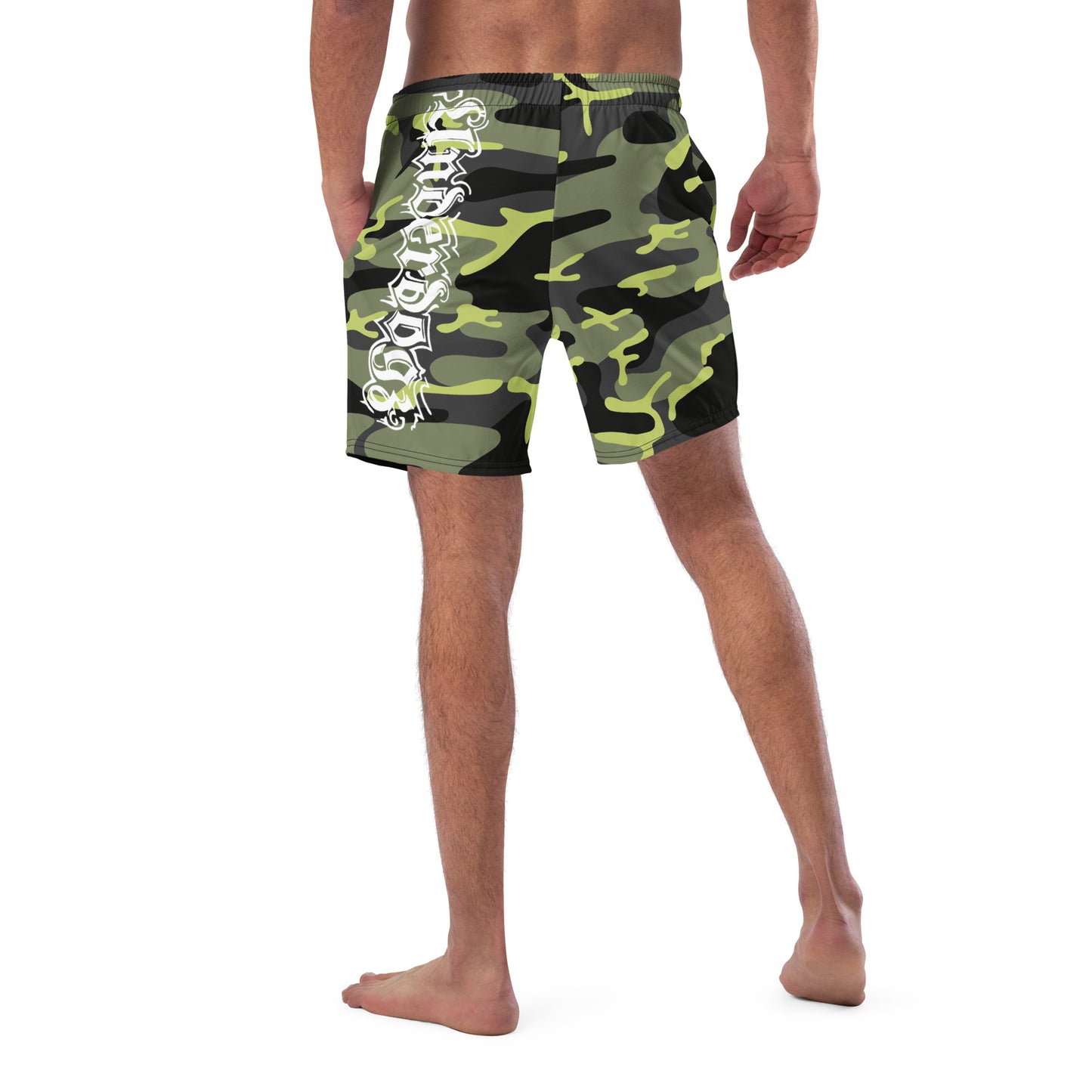 Herren-Badehose mit Innentasche Camouflage