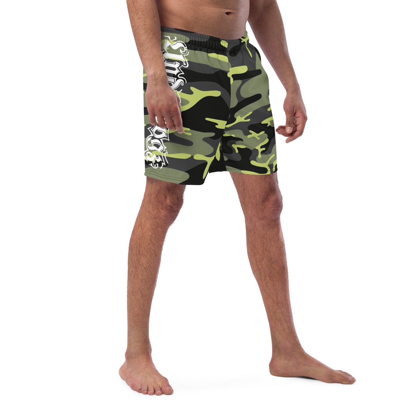 Herren-Badehose mit Innentasche Camouflage