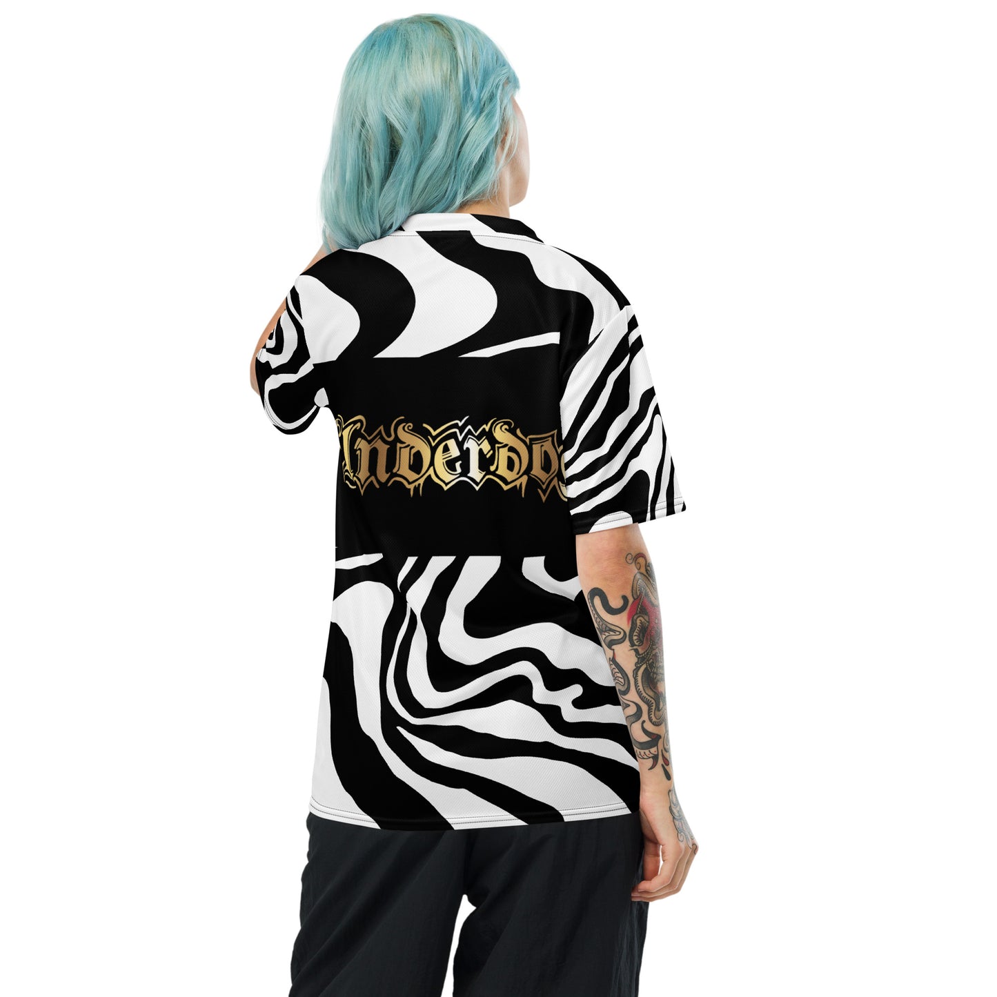 Recyceltes Trikot Zebra Gold