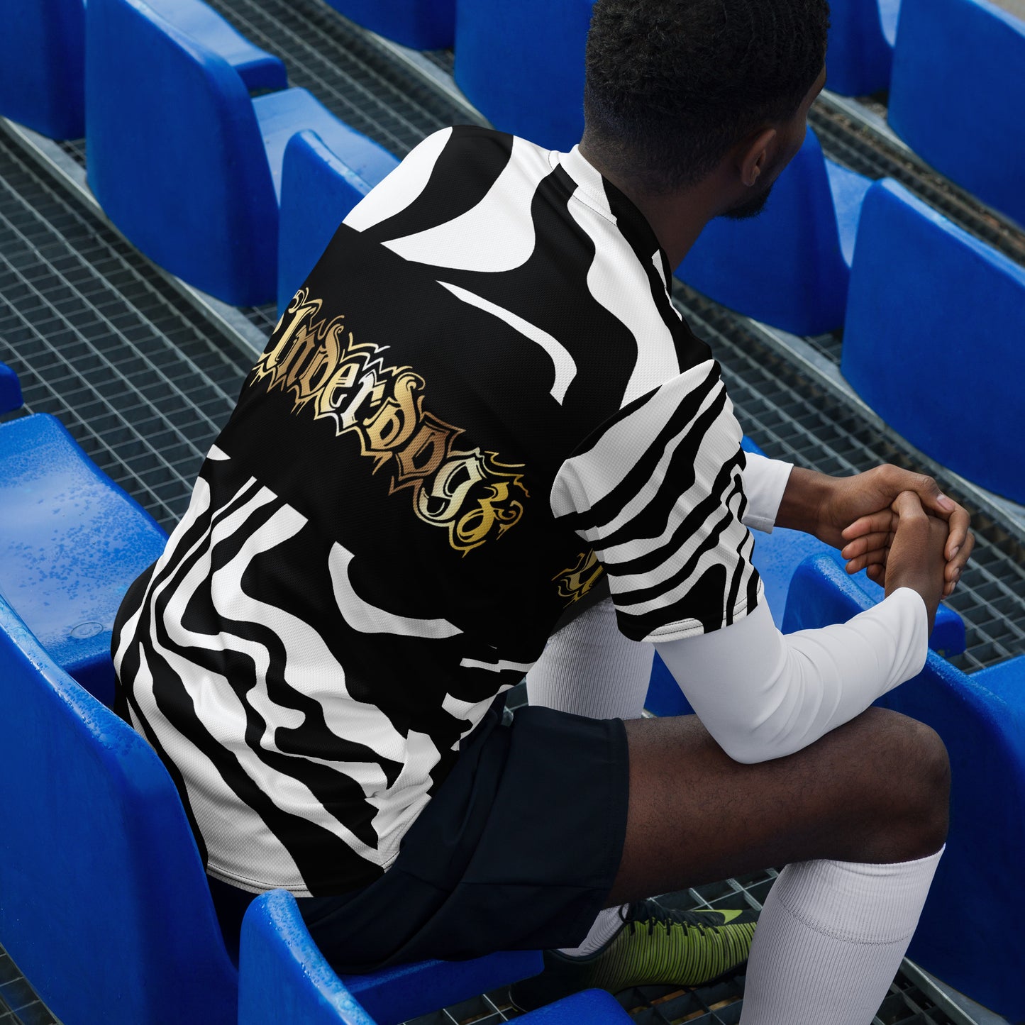 Recyceltes Trikot Zebra Gold