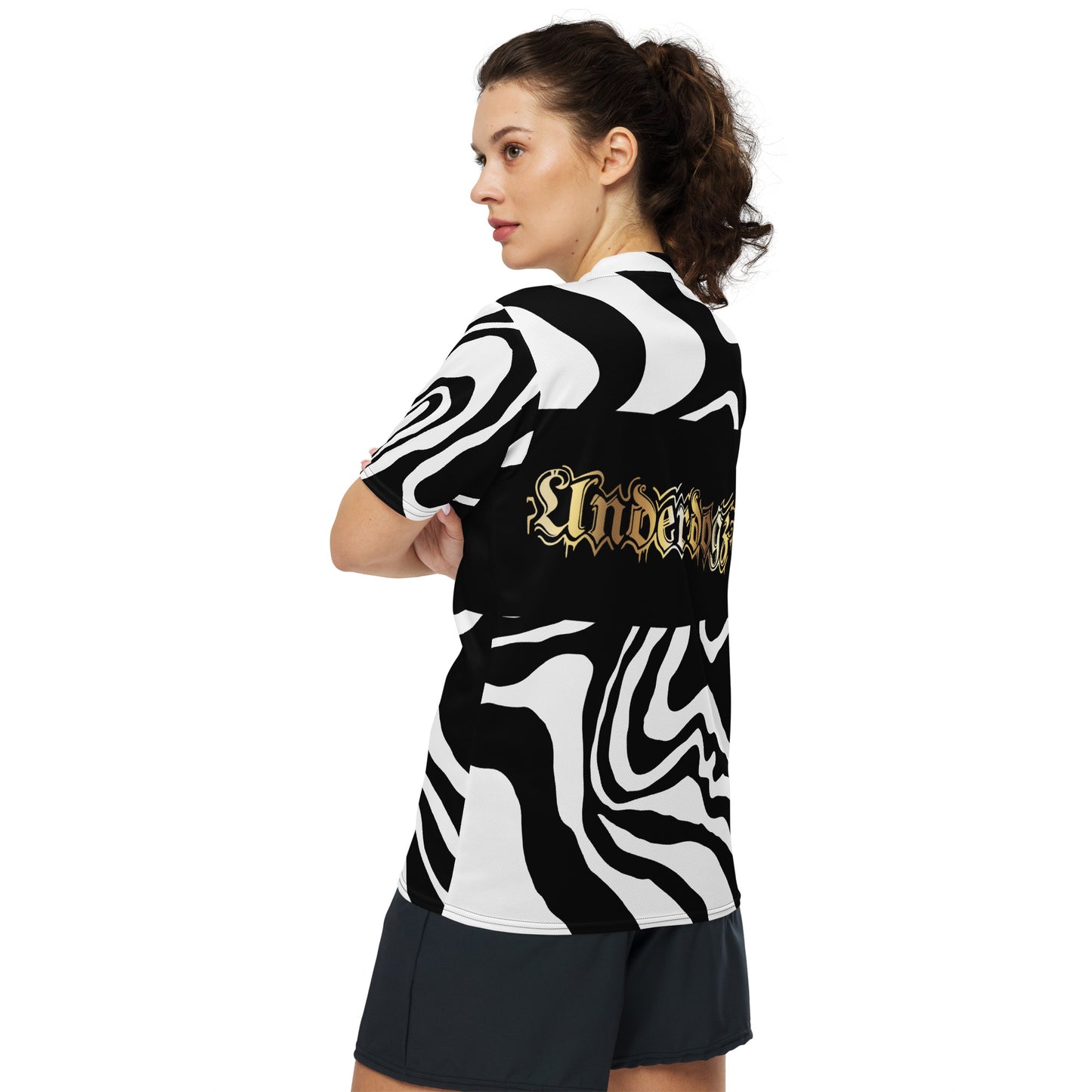Recyceltes Trikot Zebra Gold