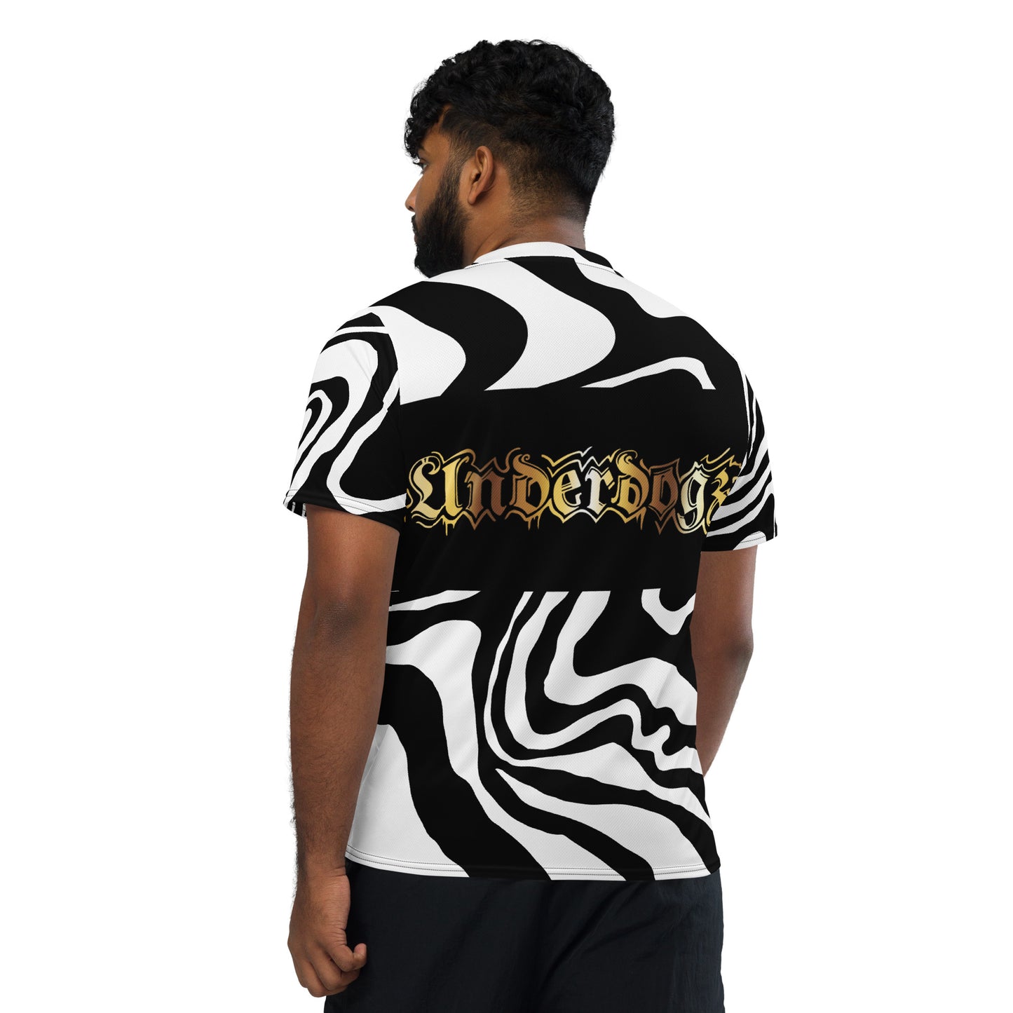 Recyceltes Trikot Zebra Gold