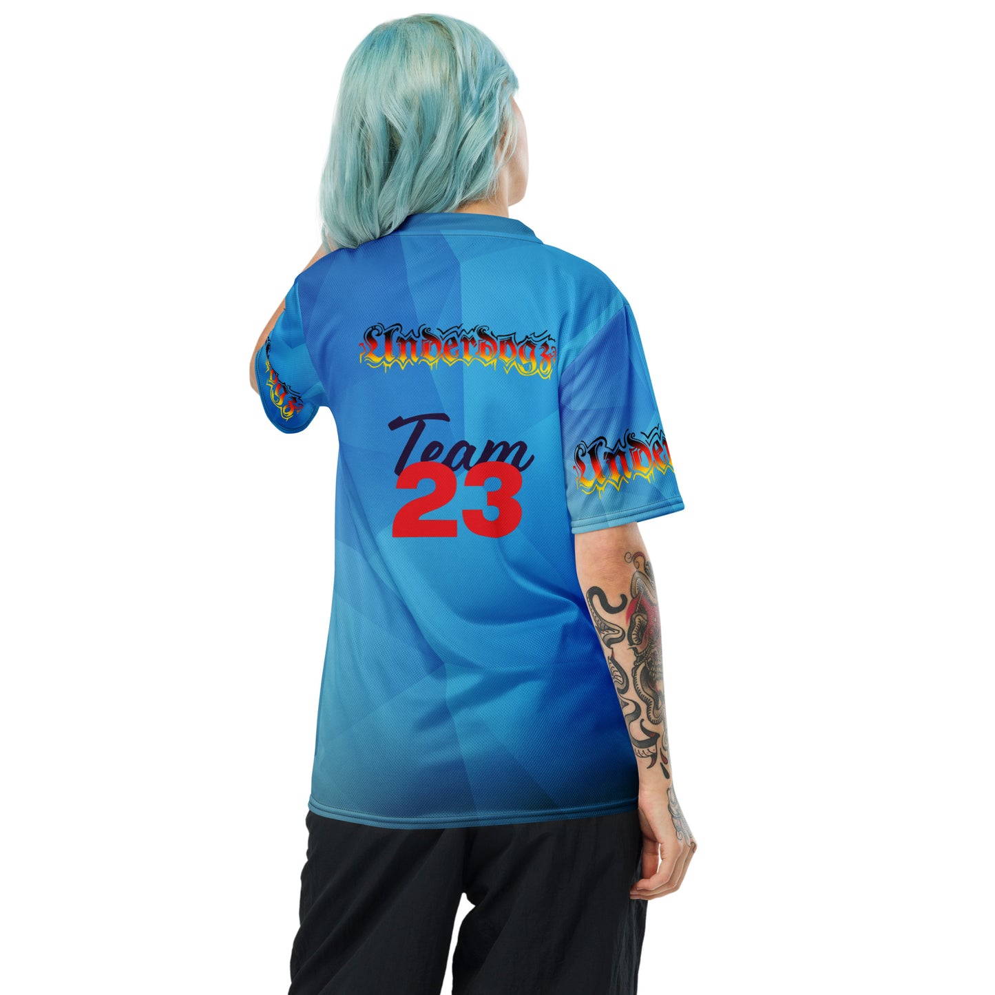 Recyceltes Unisex-Trikot Deutschland, blau