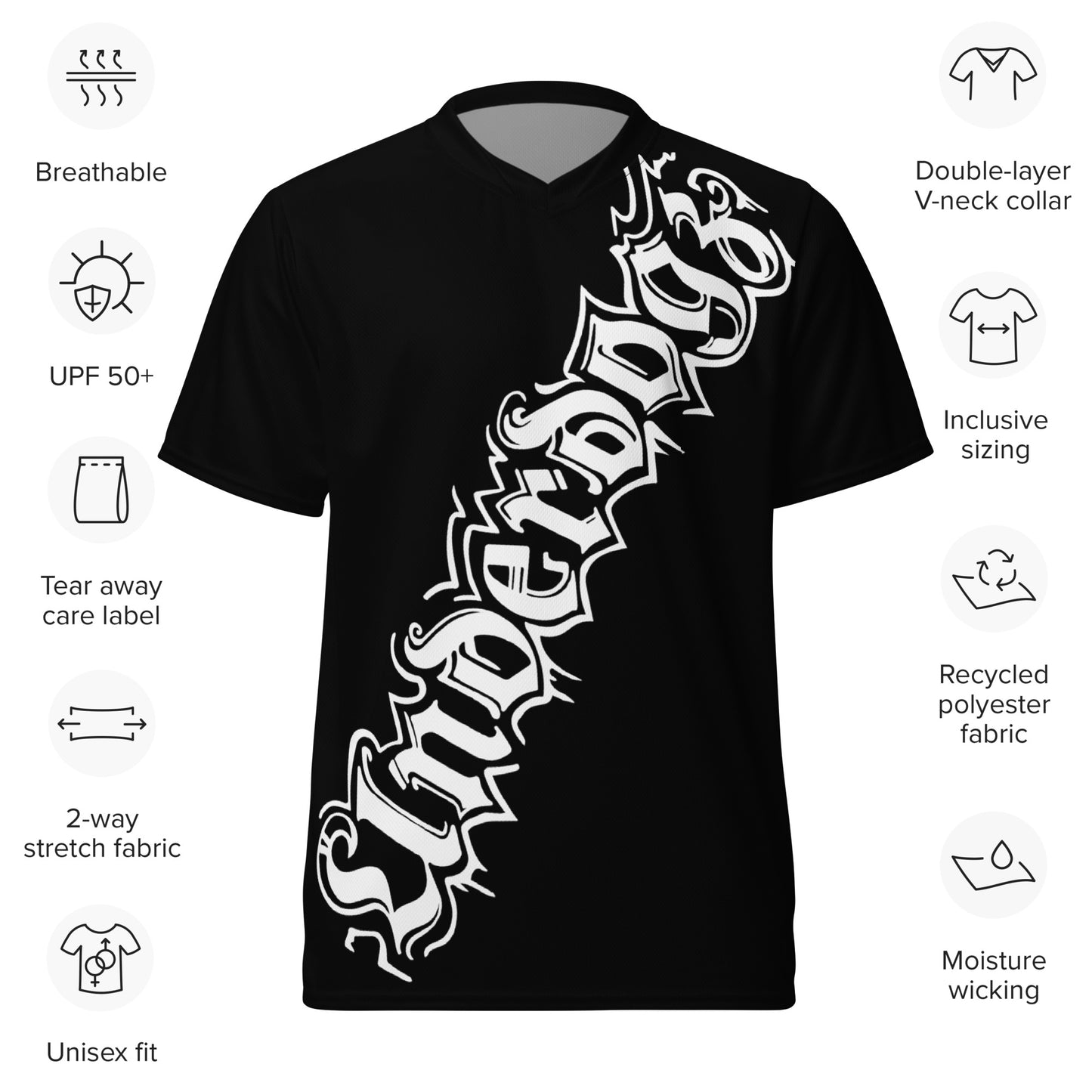 Recyceltes Unisex-Trikot Logo Allover
