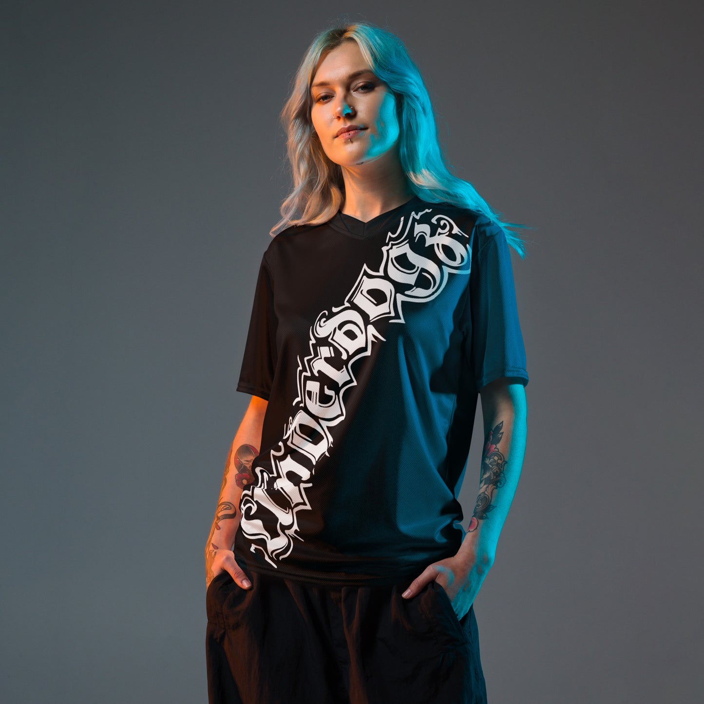 Recyceltes Unisex-Trikot Logo Allover