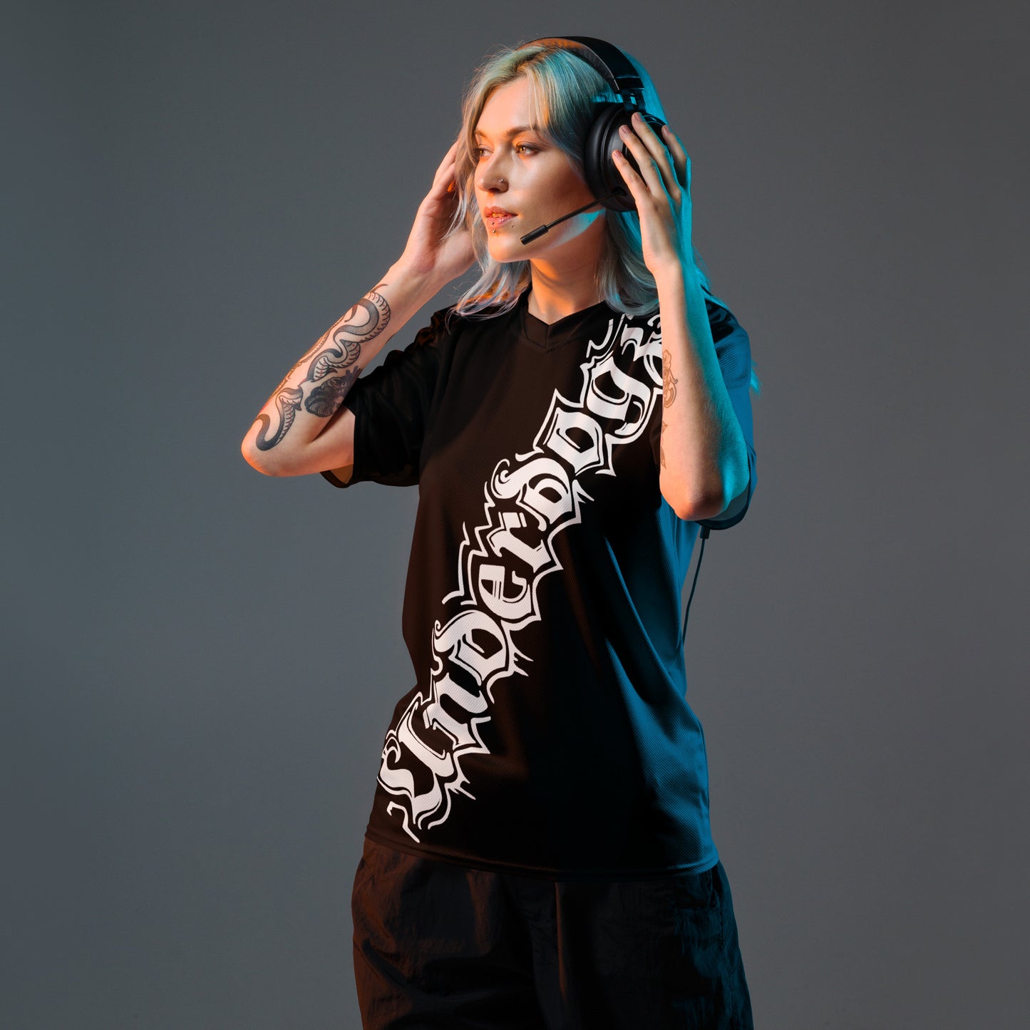 Recyceltes Unisex-Trikot Logo Allover