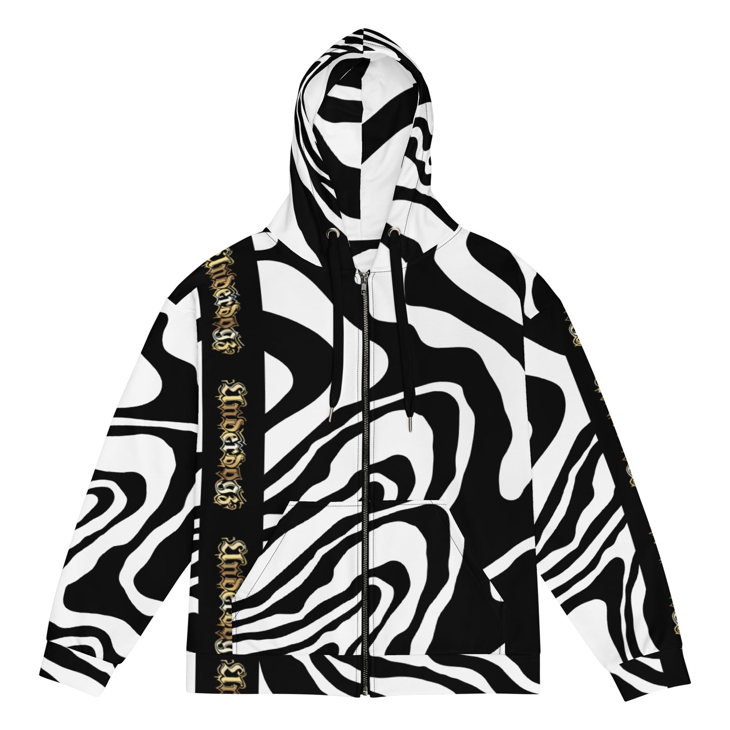 Unisex Sweatjacke Zebra Gold