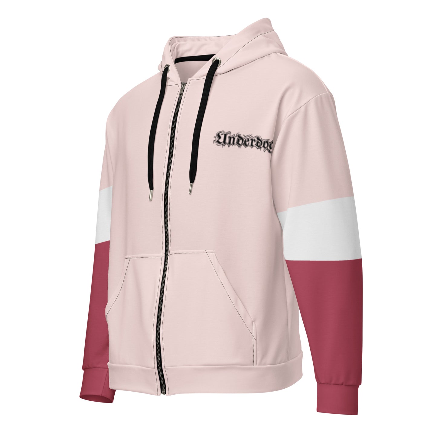 Damen Sweatjacke Rosa mit Mini-Logo