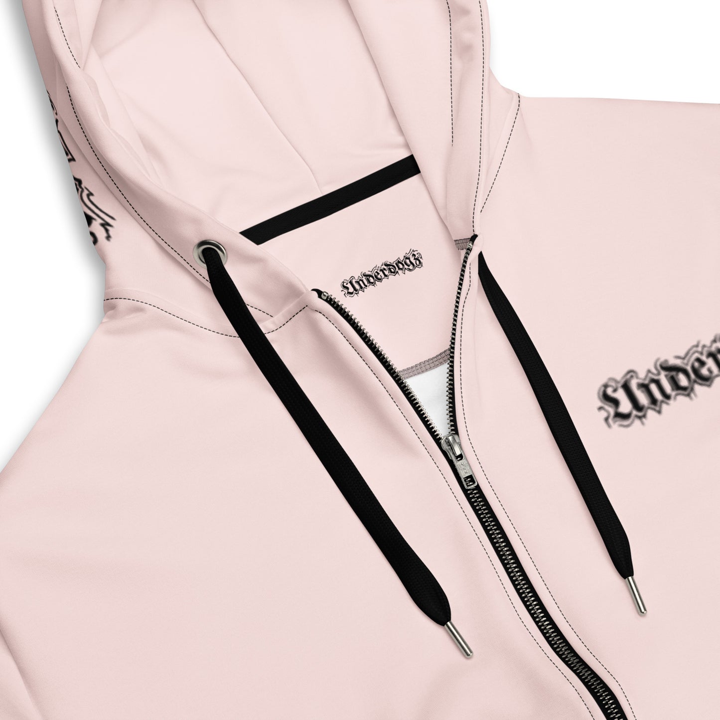 Damen Sweatjacke Rosa mit Mini-Logo