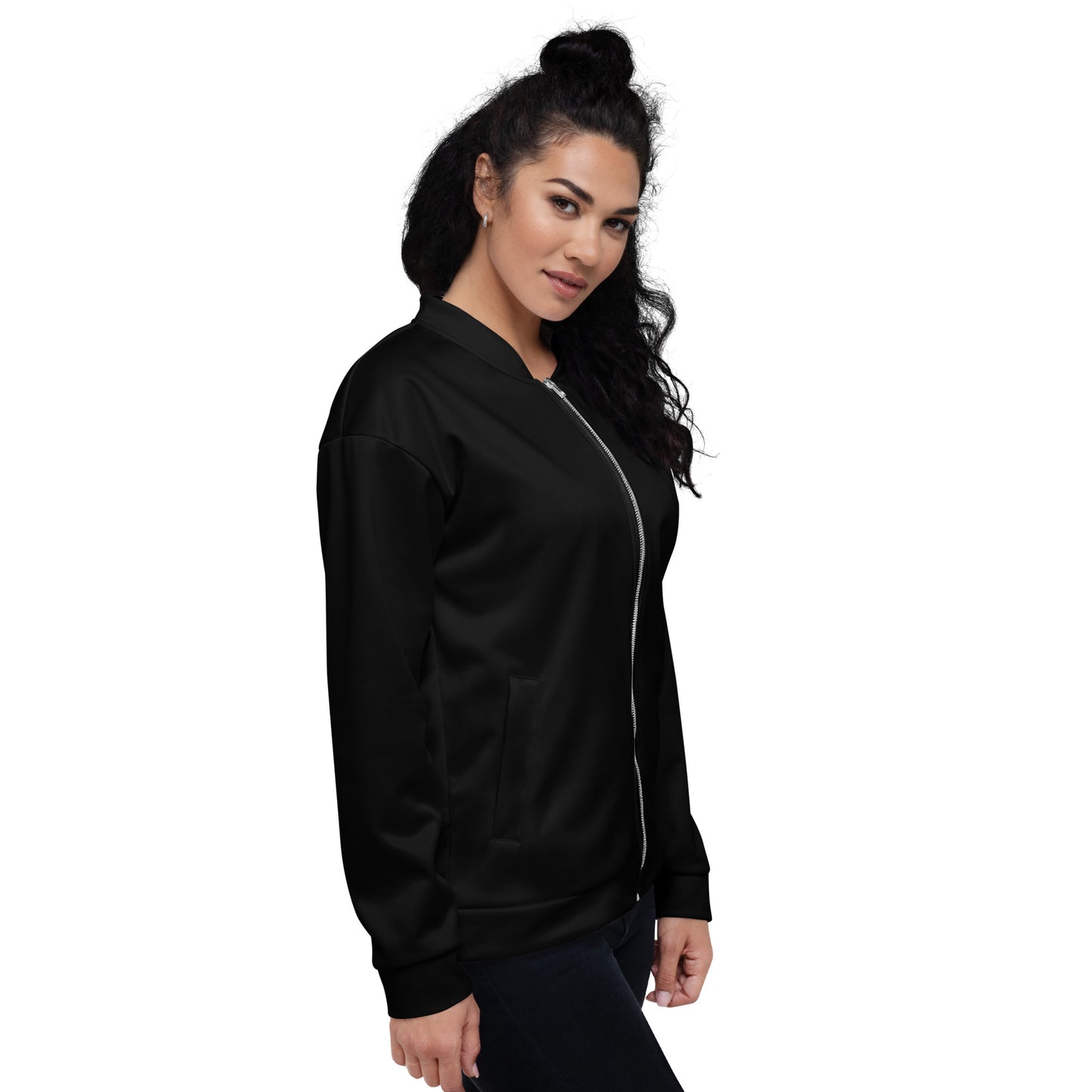 Trainingsjacke schwarz- Logo Türkis