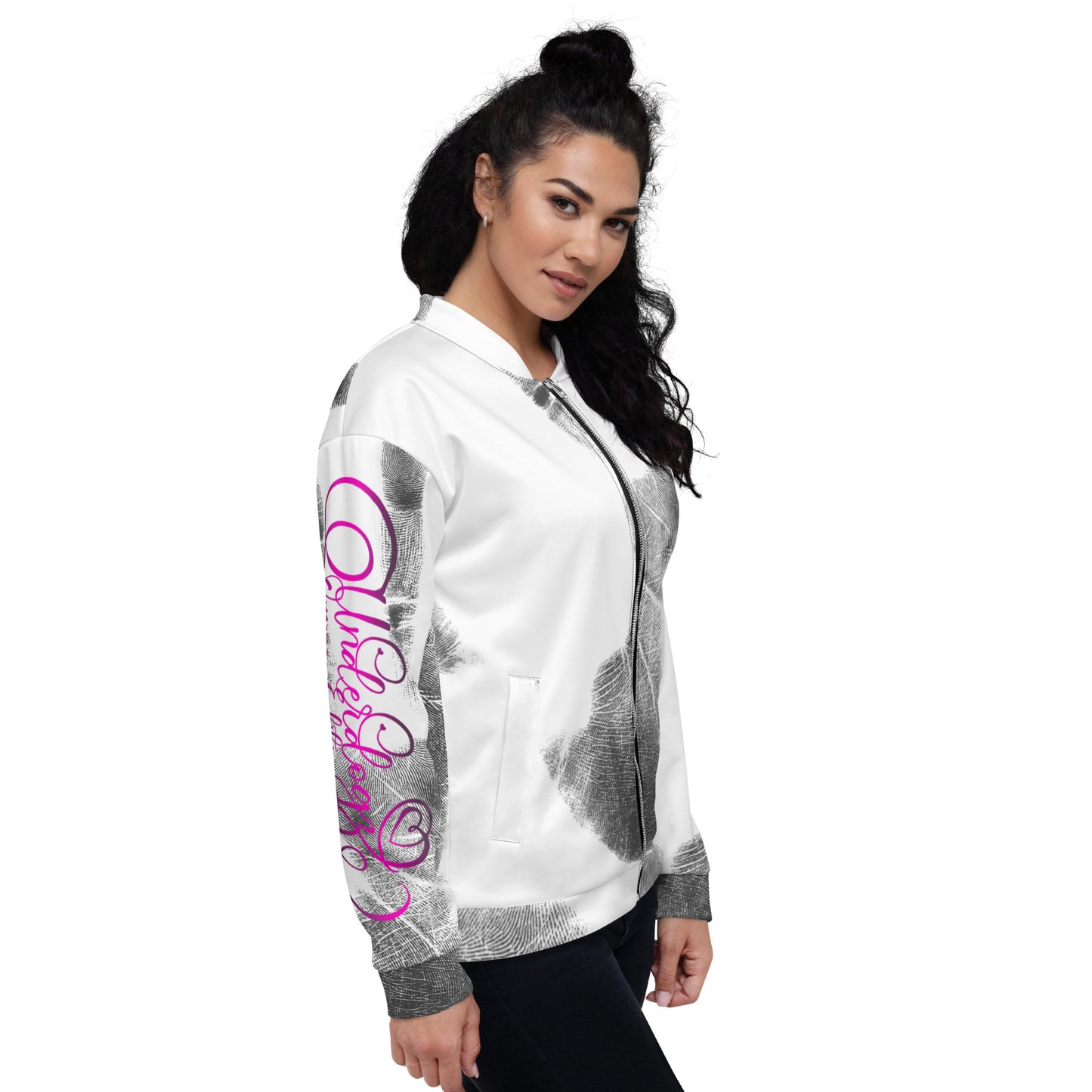 Trainingsjacke Queens Edition Pink Handabdruck