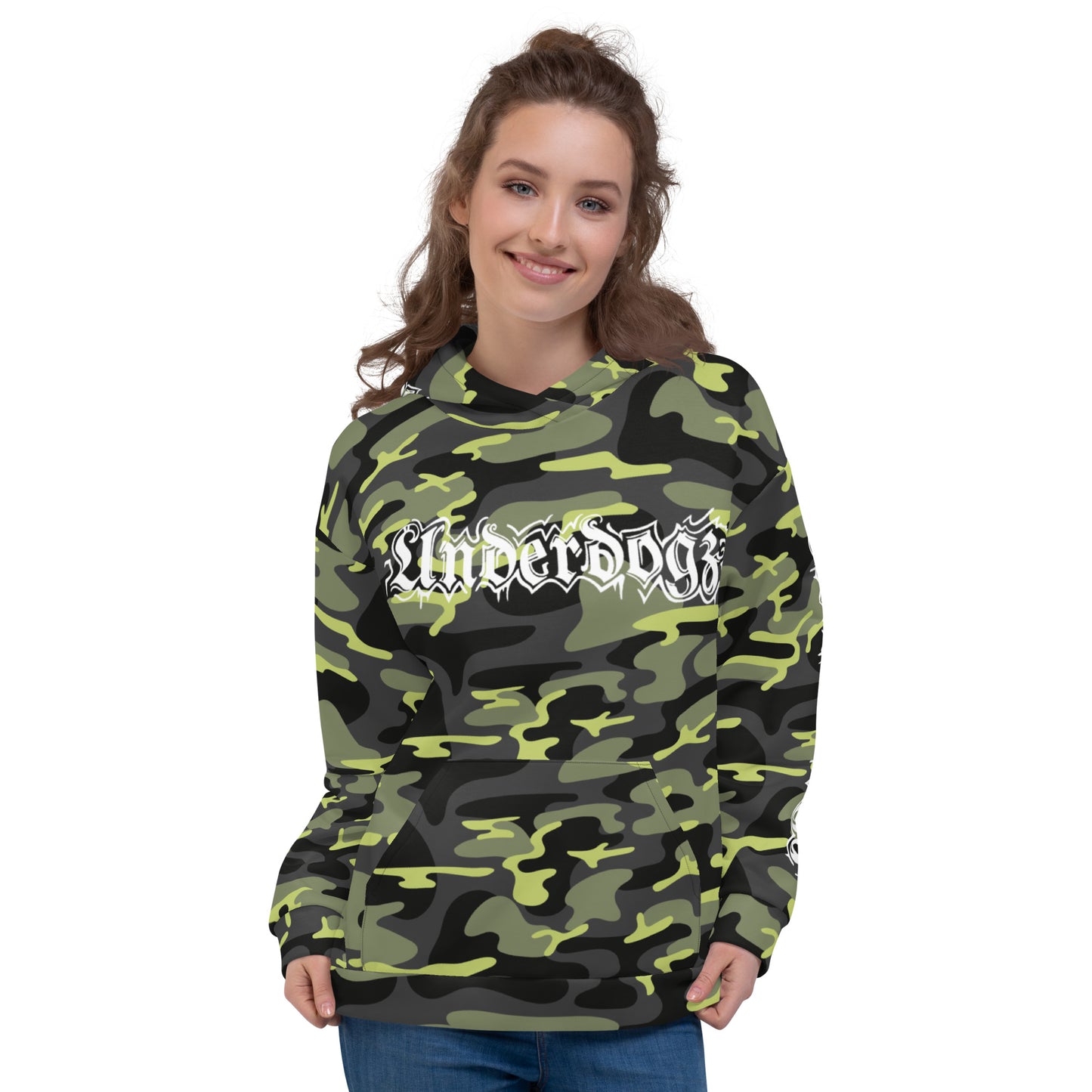 Unisex-Kapuzenpullover Camouflage