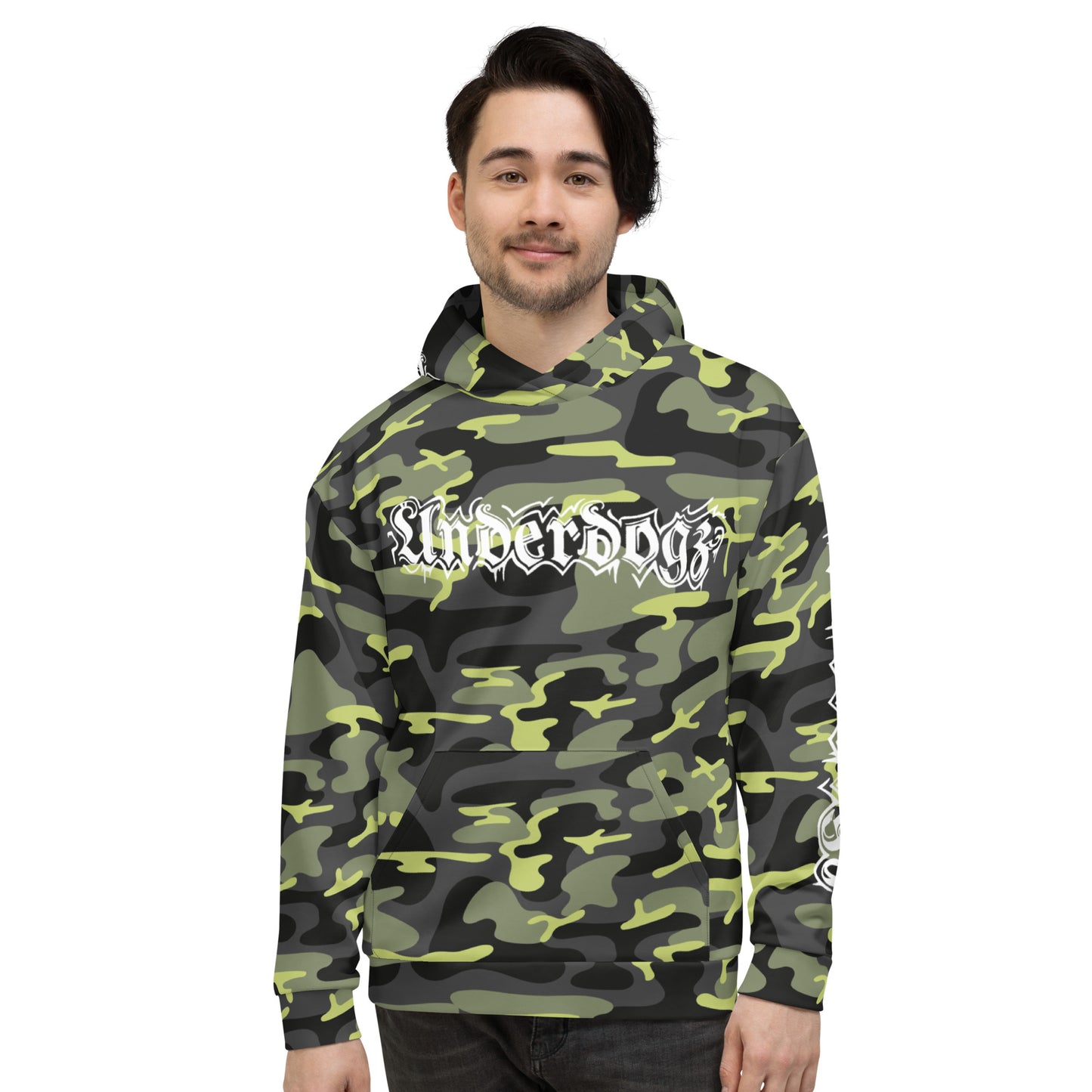 Unisex-Kapuzenpullover Camouflage