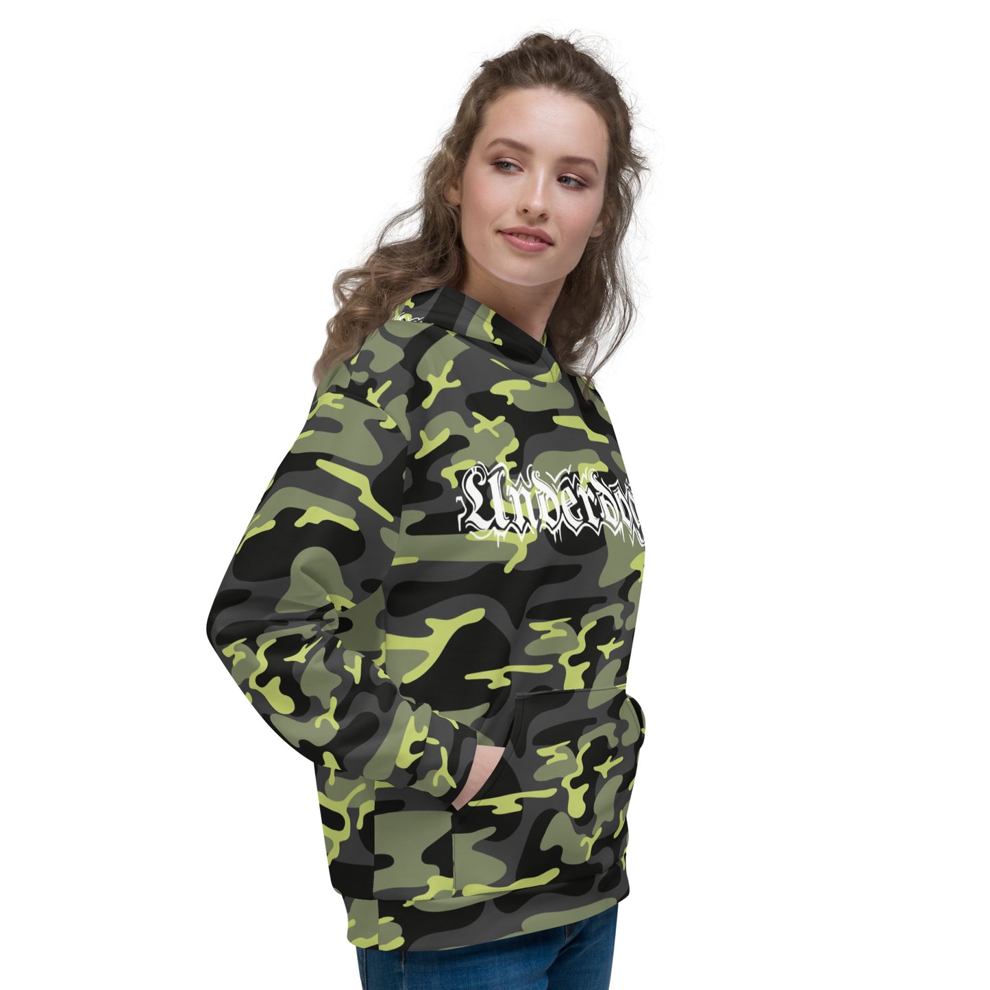 Unisex-Kapuzenpullover Camouflage