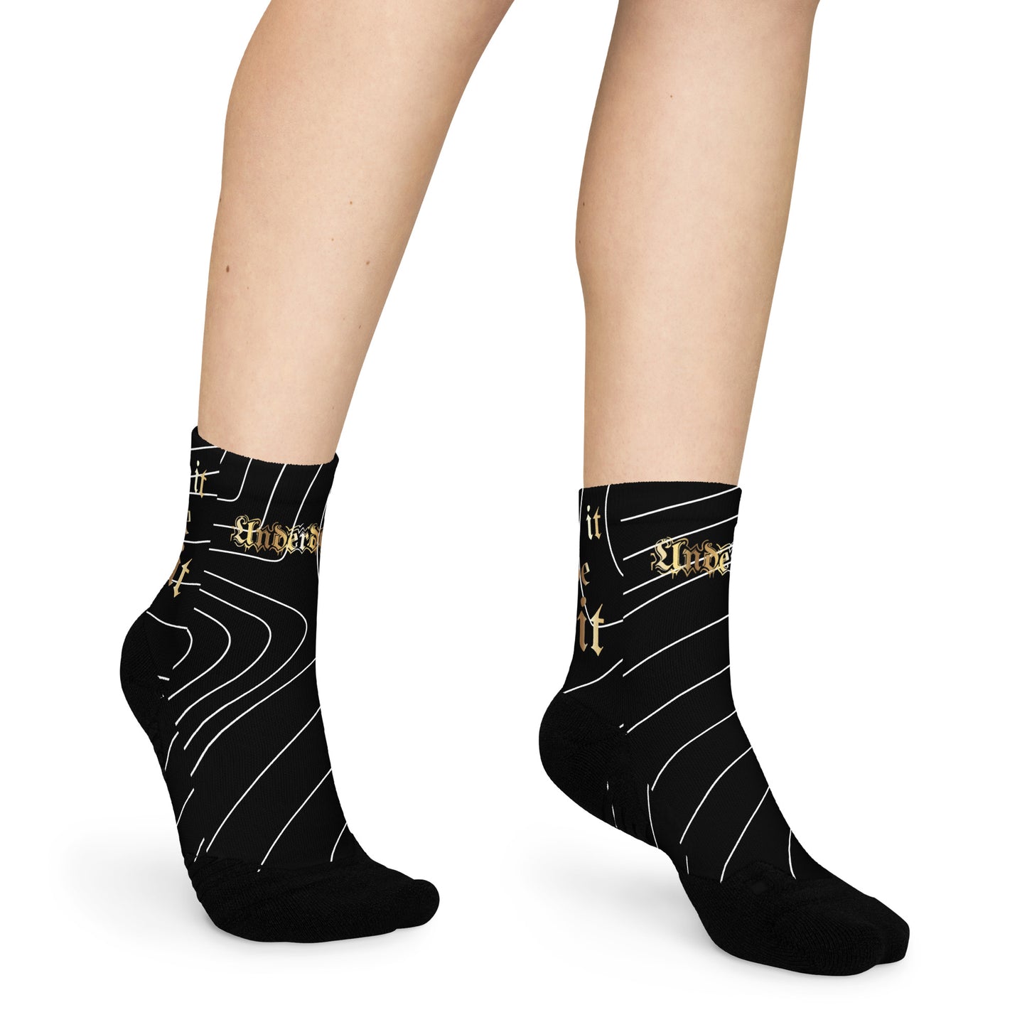 Knöchelsocken Push it to the Limit Gold