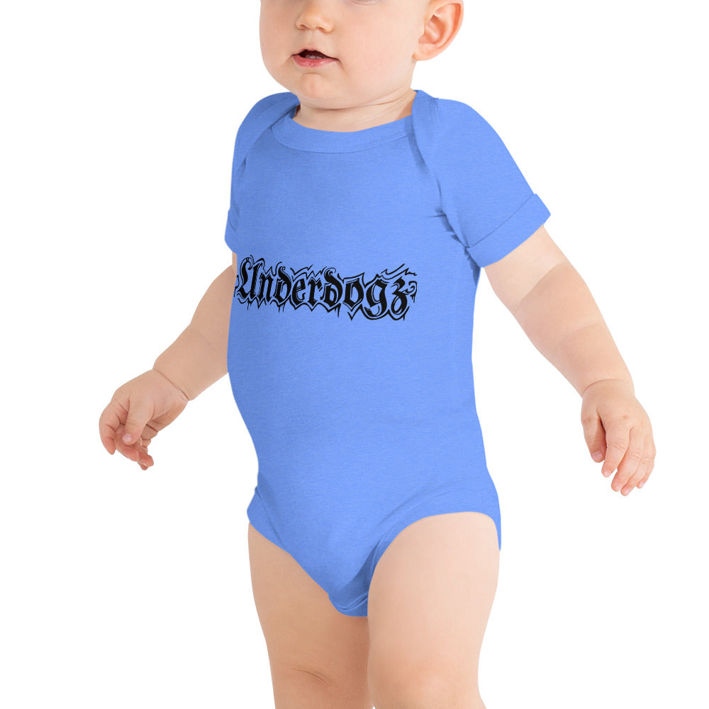 Kurzärmliger Baby-Einteiler blau