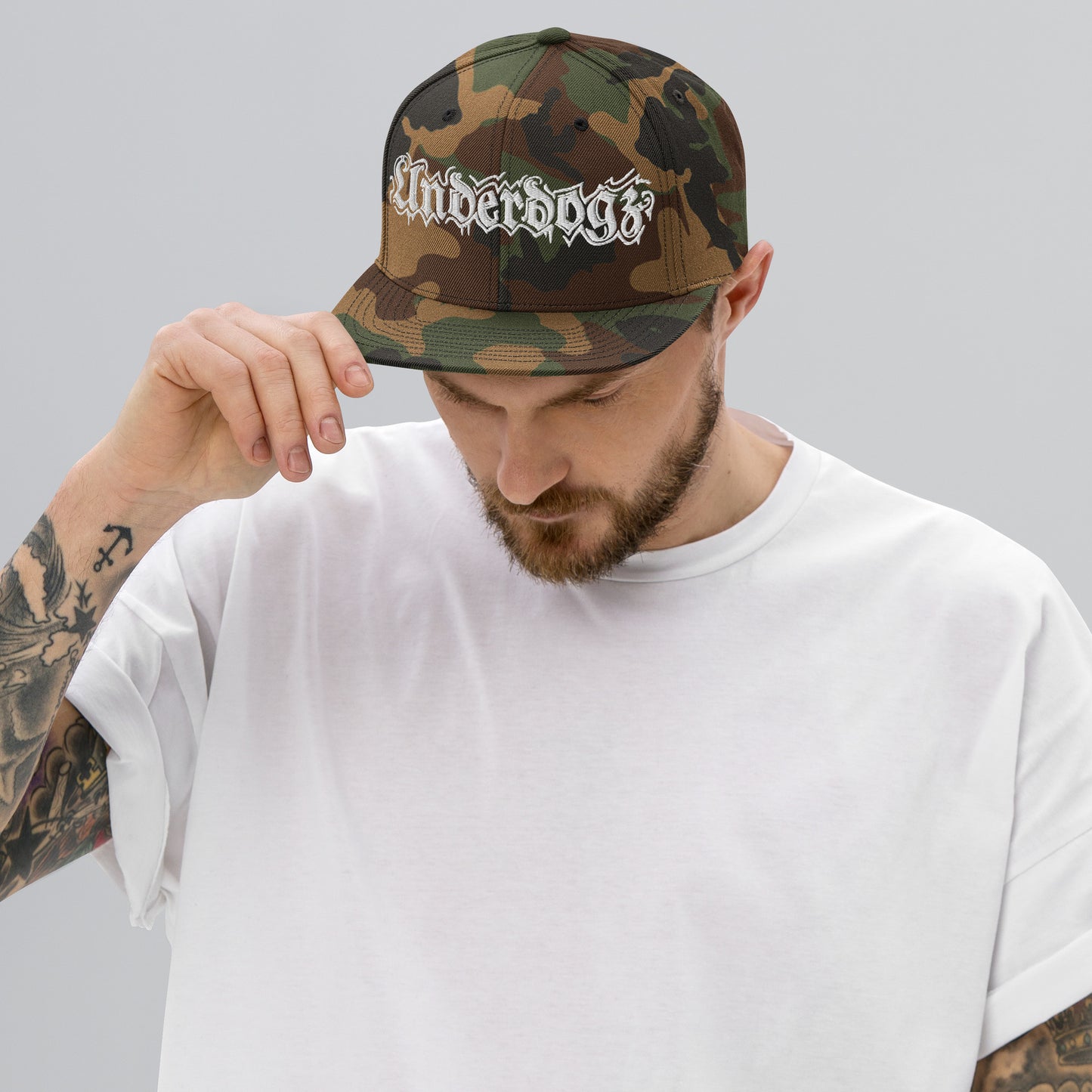 Snapback-Cap flach in vielen Farben