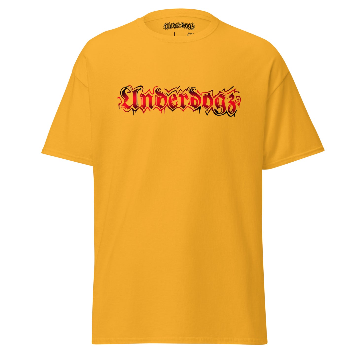 Herren-T-Shirt Colour Line (gelb-rot)