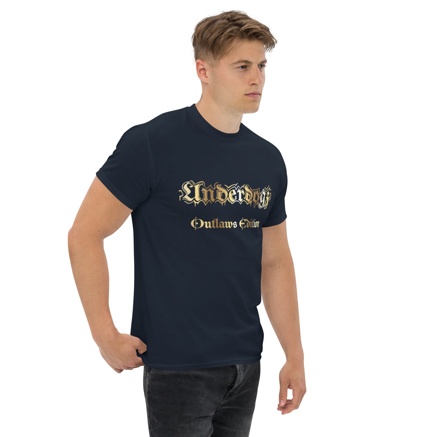 Klassisches Herren-T-Shirt „Outlaws Edition“ Gold