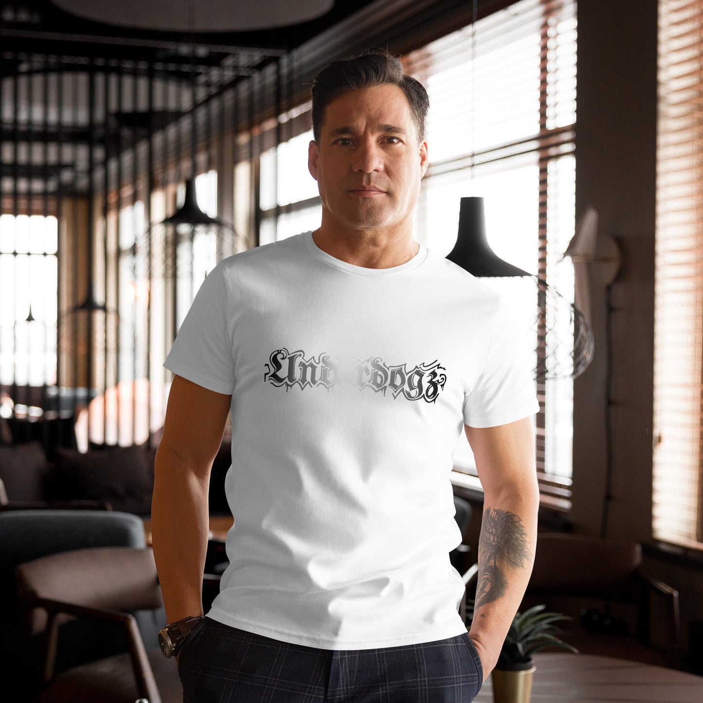 Herren-T-Shirt Premium-Line Silber