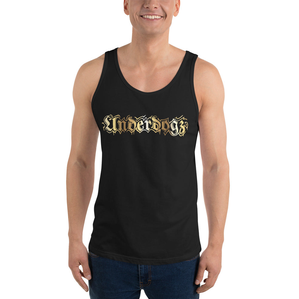 Herren-Tank-Top Logo Gold