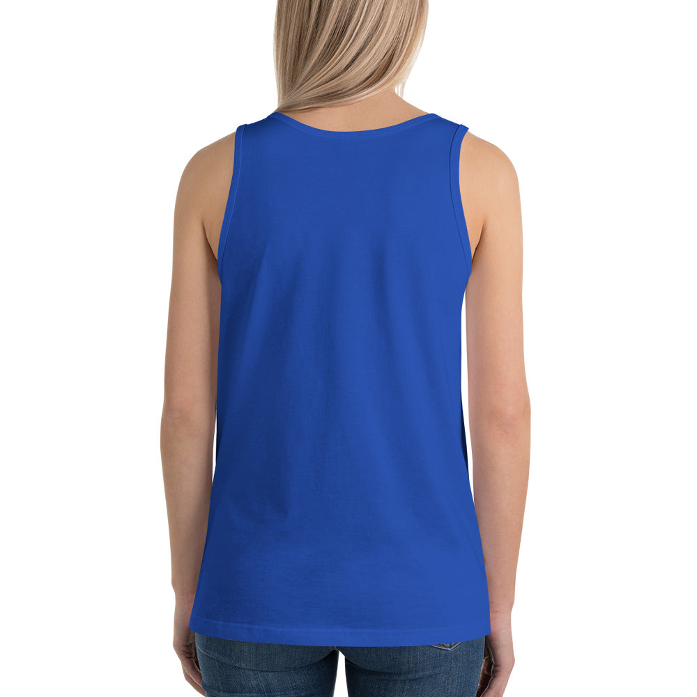 Tank-top Blau Silber