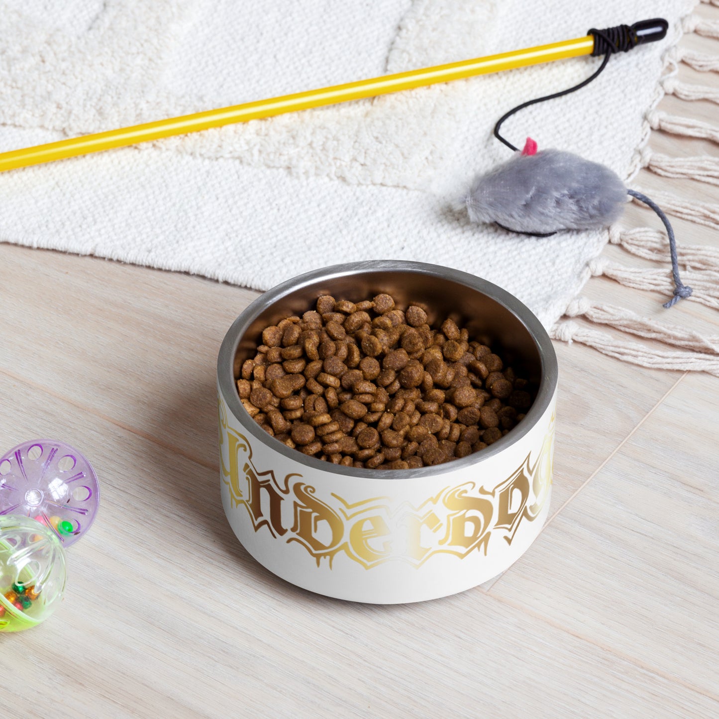 Futternapf für Hunde und Katzen Gold