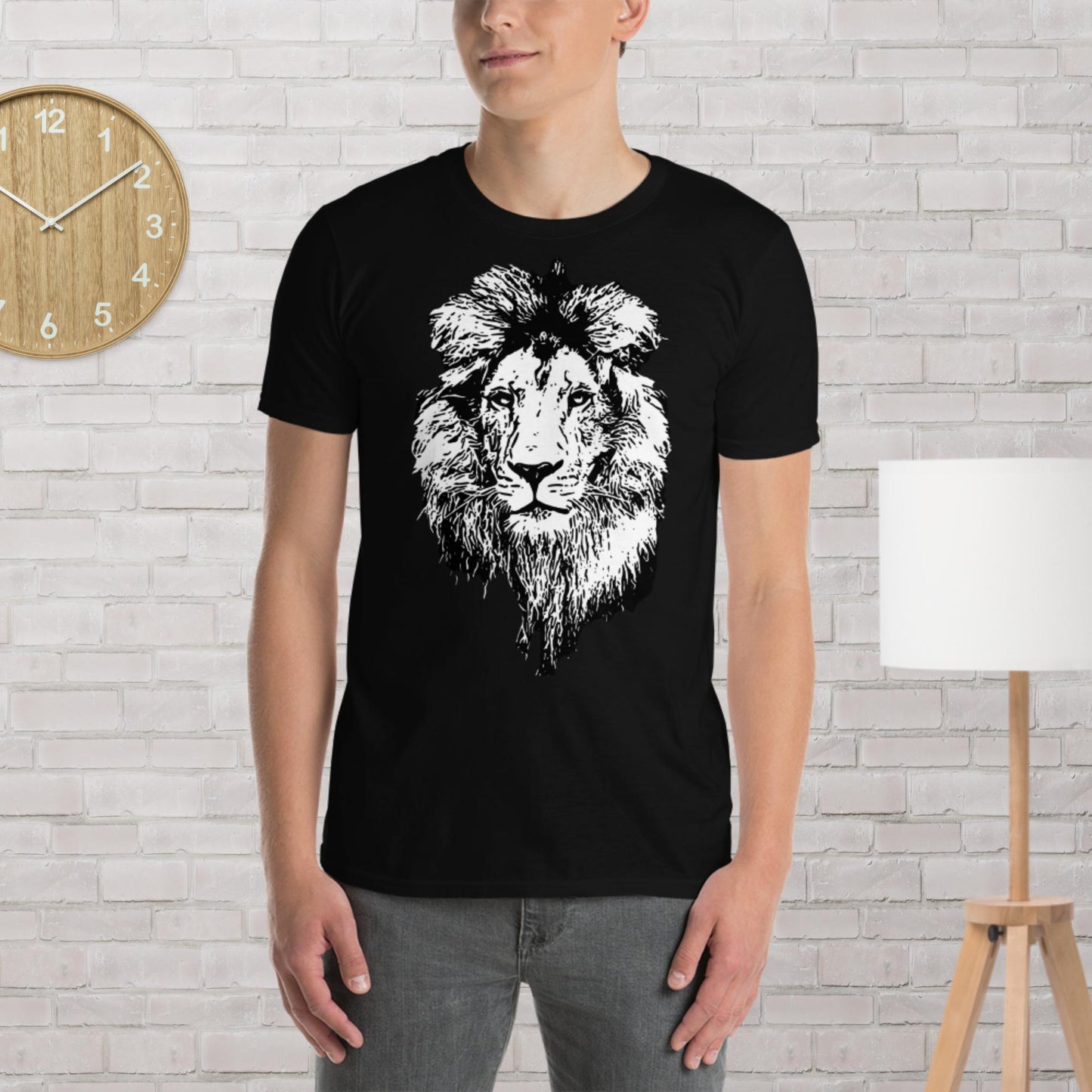Unisex-T-Shirt Löwe