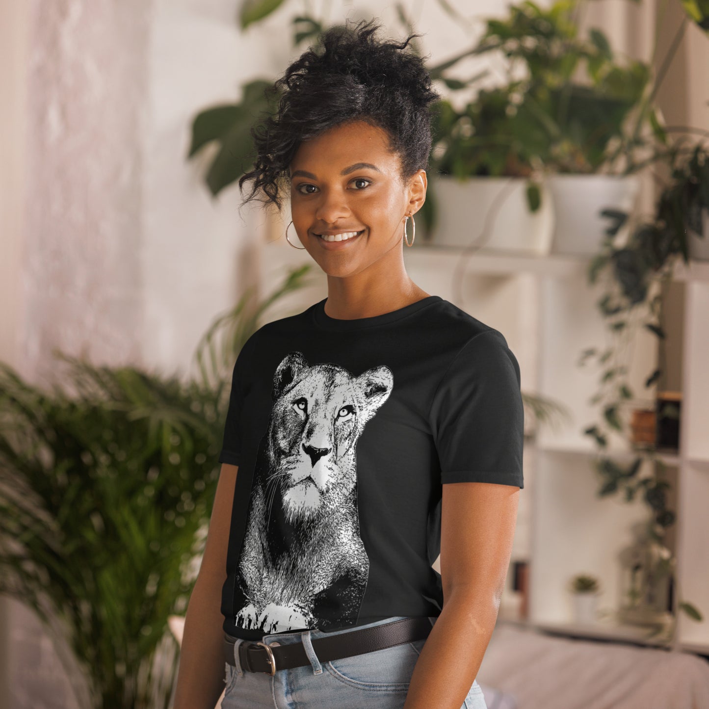Unisex-T-Shirt Löwin