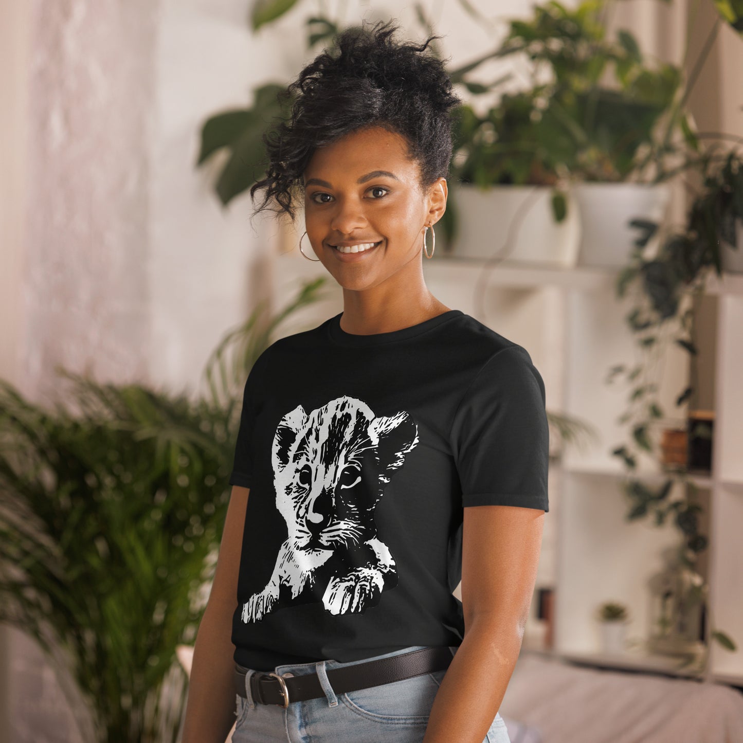 Unisex-T-Shirt Löwenbaby