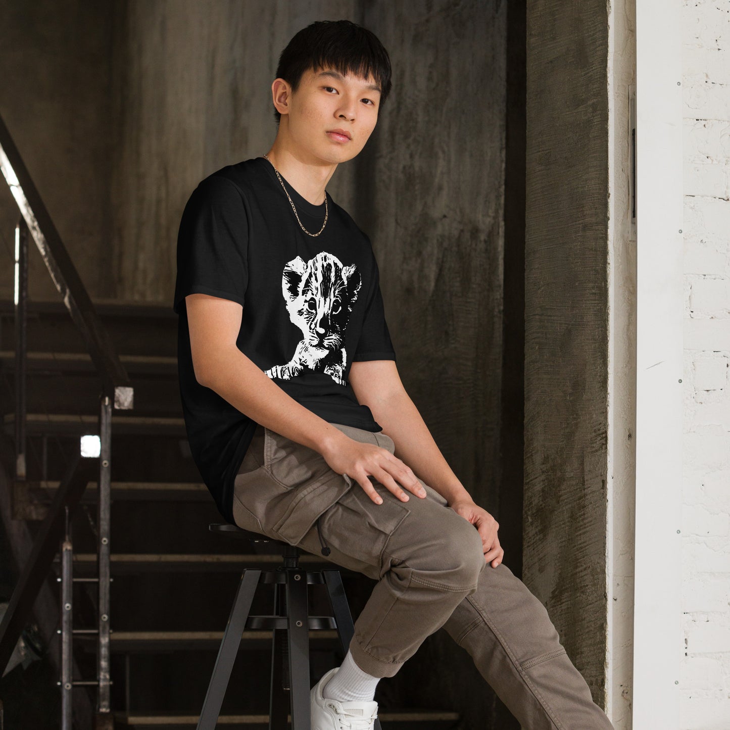 Unisex-T-Shirt Löwenbaby
