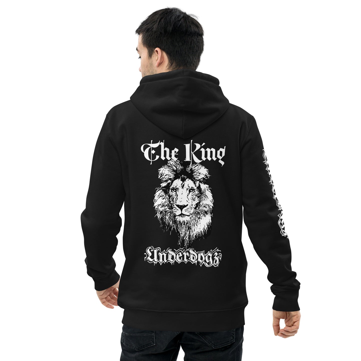 Umweltfreundlicher Kapuzenpullover ,The King‘