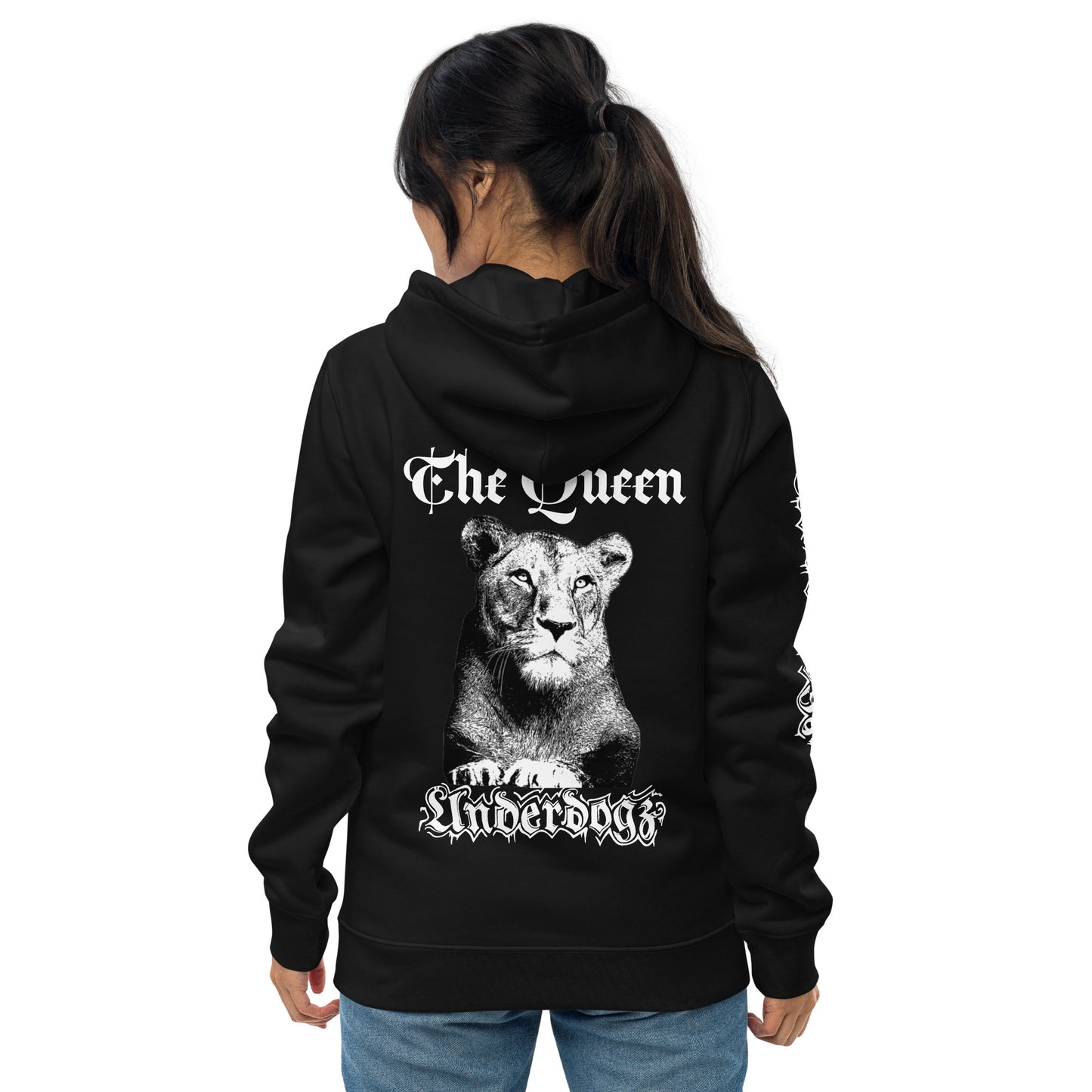 Umweltfreundlicher Kapuzenpullover ,The Queen‘