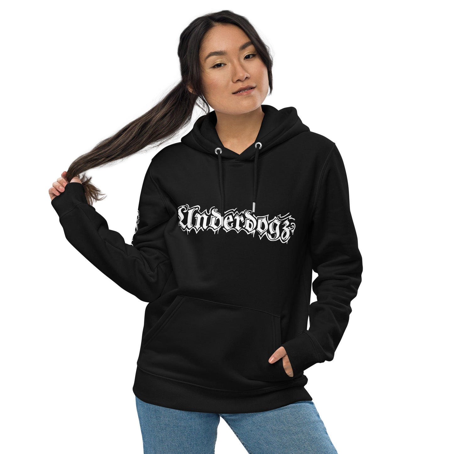 Umweltfreundlicher Kapuzenpullover ,The Queen‘