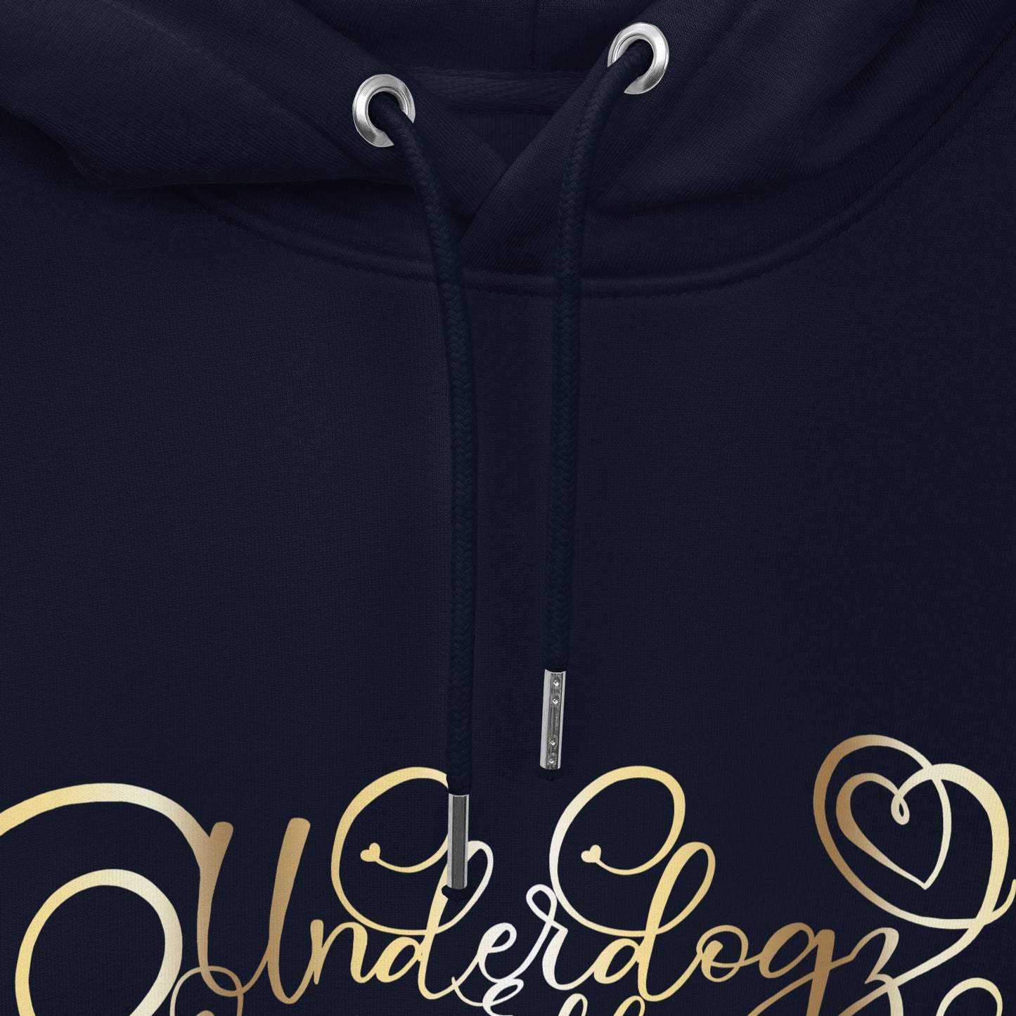 Umweltfreundlicher Kapuzenpullover Queens Edition Gold