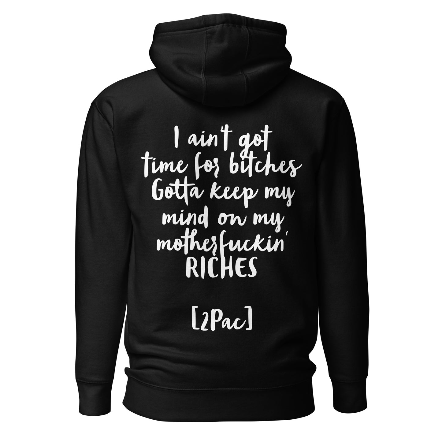 Unisex-Kapuzenpullover „2Pac“ Gold- Ain‘t got time- 4 Farben