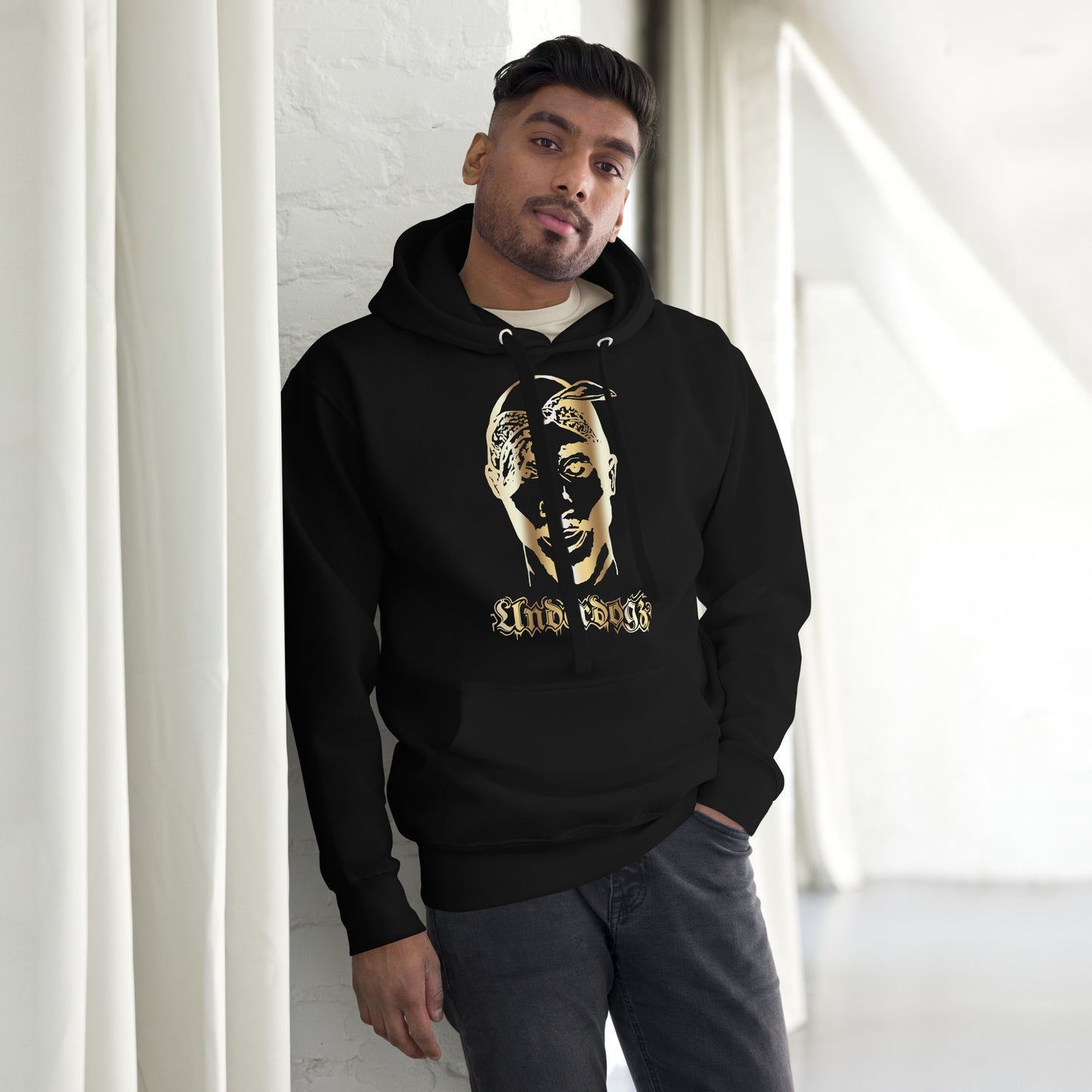 Unisex-Kapuzenpullover „2Pac“ Gold- Ain‘t got time- 4 Farben