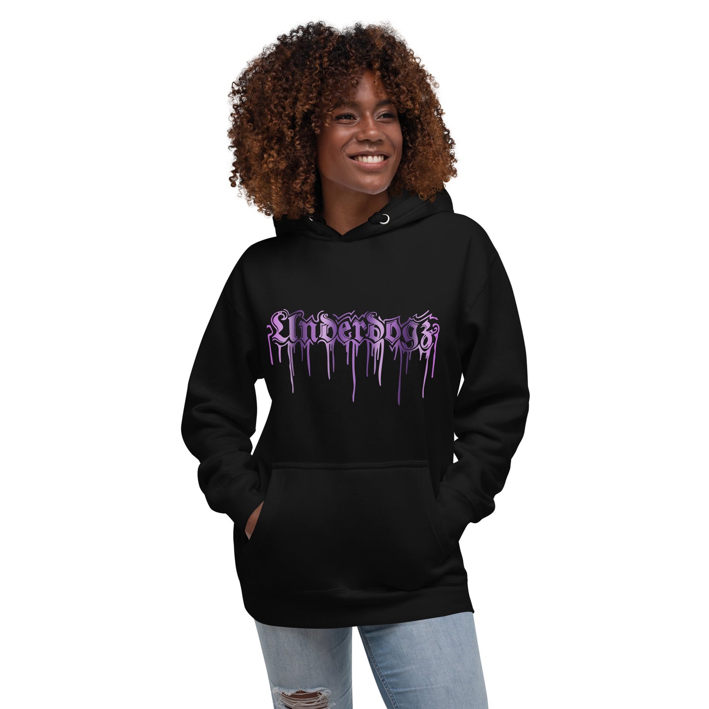Kapuzenpullover Lila Drip Edition