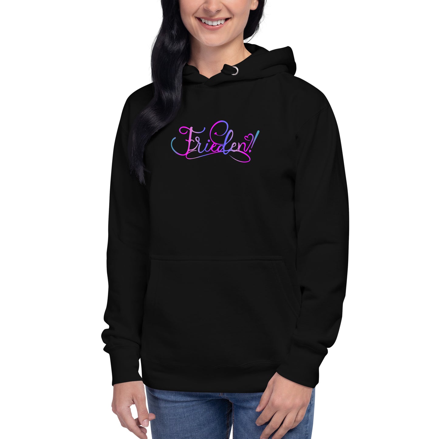 Kapuzenpullover Frieden! Queens Edition bunt